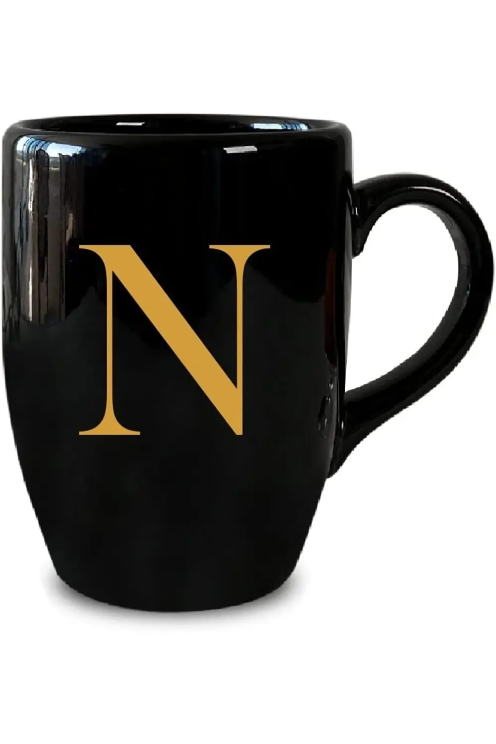 HKSN101 N Harfli Kupa Bardak, Siyah 1178227