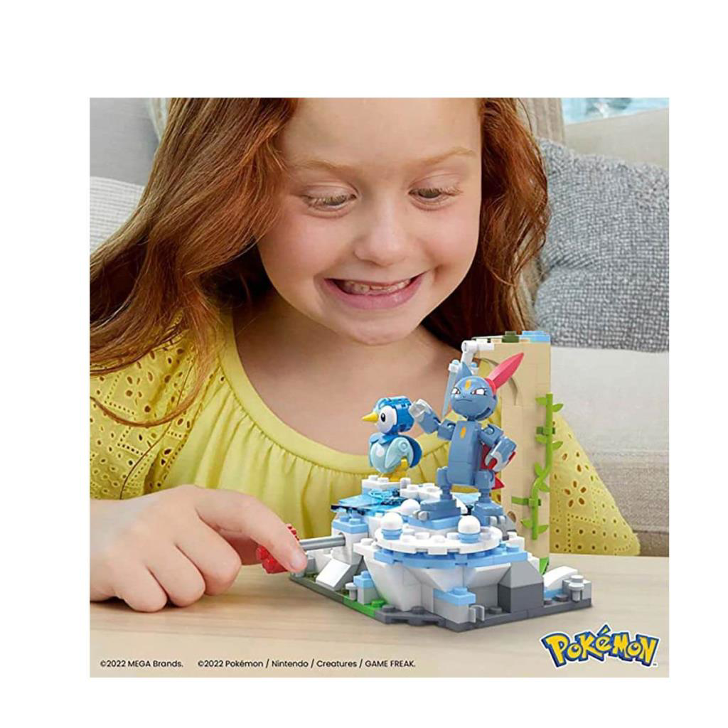 HKT20 MEGA™ Pokémon™ Piplup ve Sneasel Kış Macerası Seti 183 parç HKT20 MEGA™ Pokémon™ Piplup ve Sneasel Kış Macerası Seti 183 parç