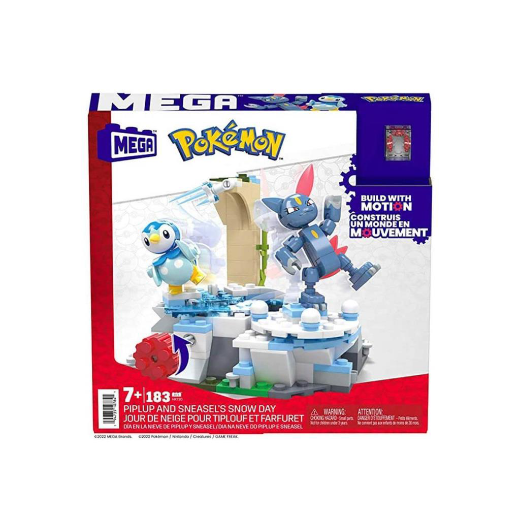 HKT20 MEGA™ Pokémon™ Piplup ve Sneasel Kış Macerası Seti 183 parç HKT20 MEGA™ Pokémon™ Piplup ve Sneasel Kış Macerası Seti 183 parç