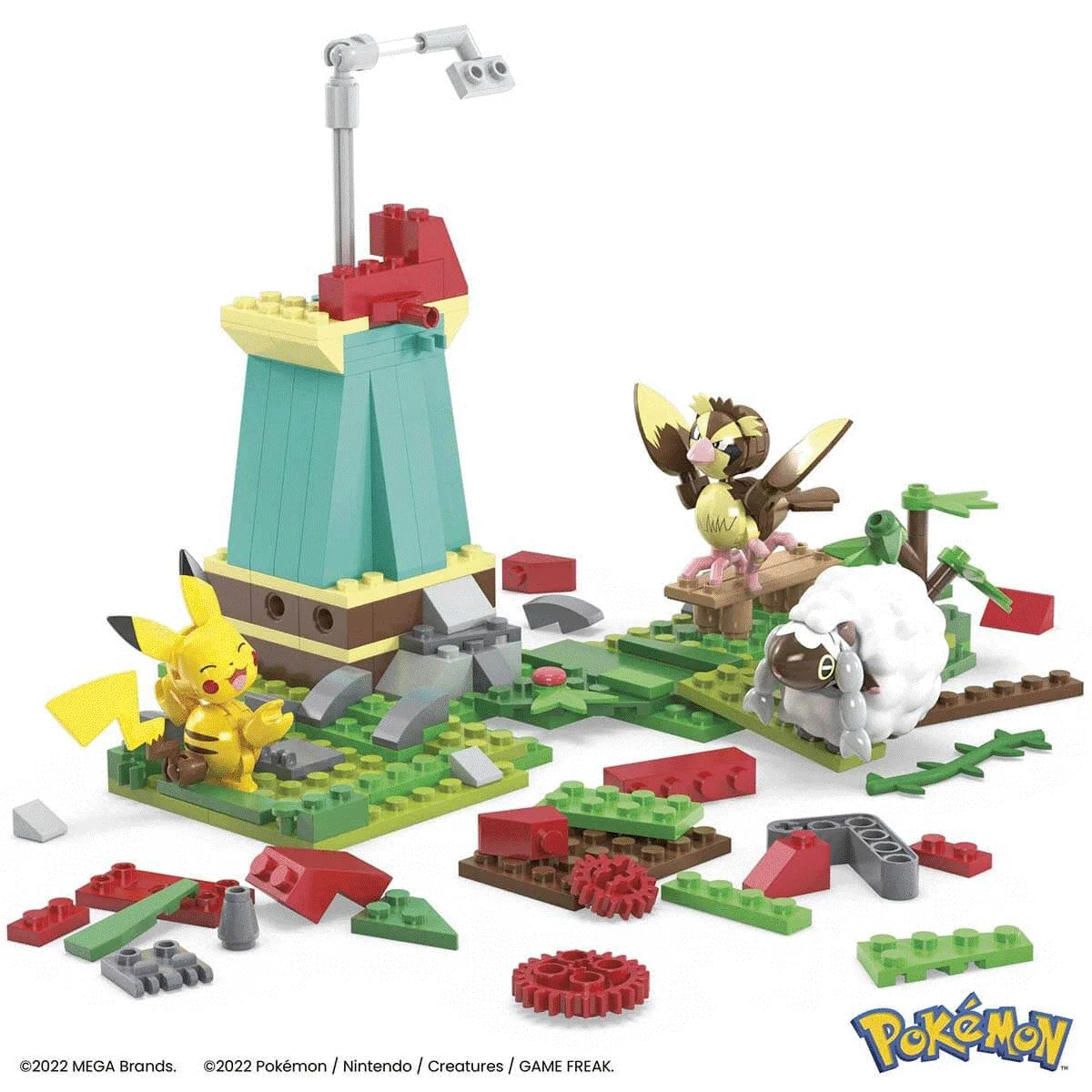 HKT21 MEGA™ Pokémon™ Countryside dmill - Yel Değirmeni Kasabası Seti 240 parça +7 yaş