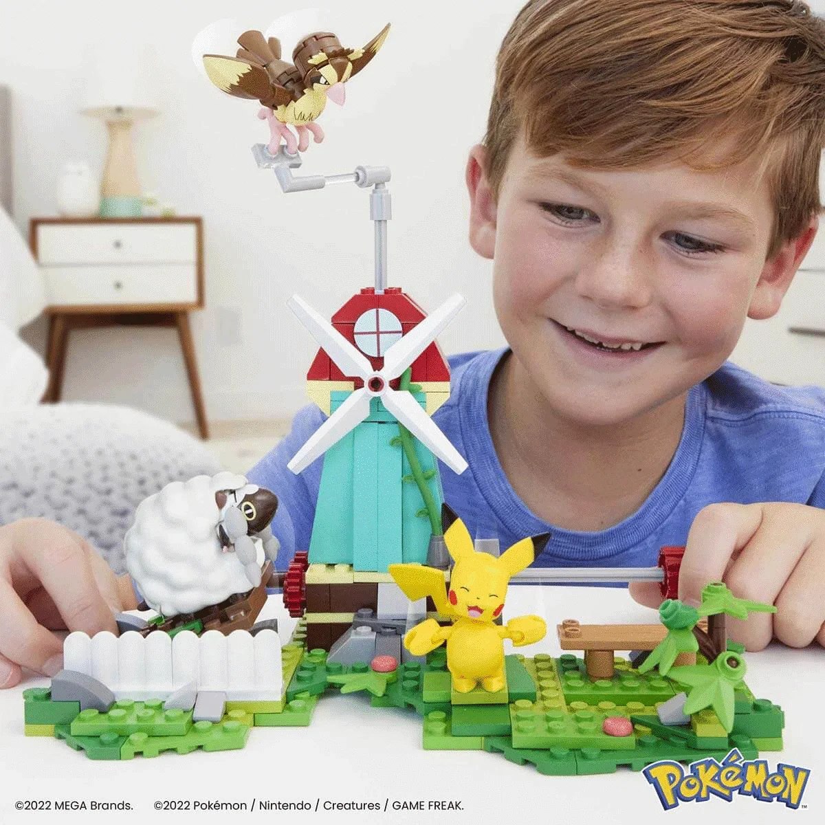 HKT21 MEGA™ Pokémon™ Countryside dmill - Yel Değirmeni Kasabası Seti 240 parça +7 yaş
