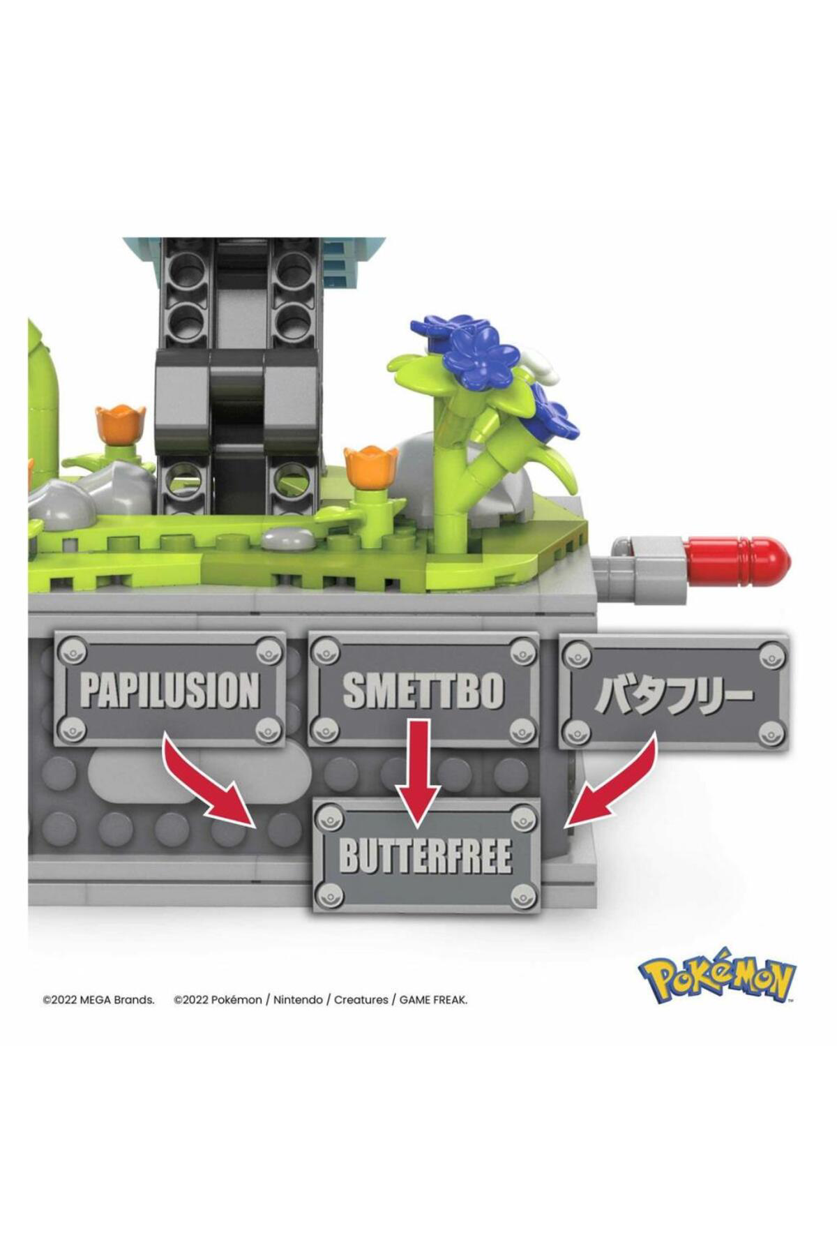 Nessiworld Hkt22 Mega™ Pokémon™ Motion Butterfree 582 Parça +12 Yaş