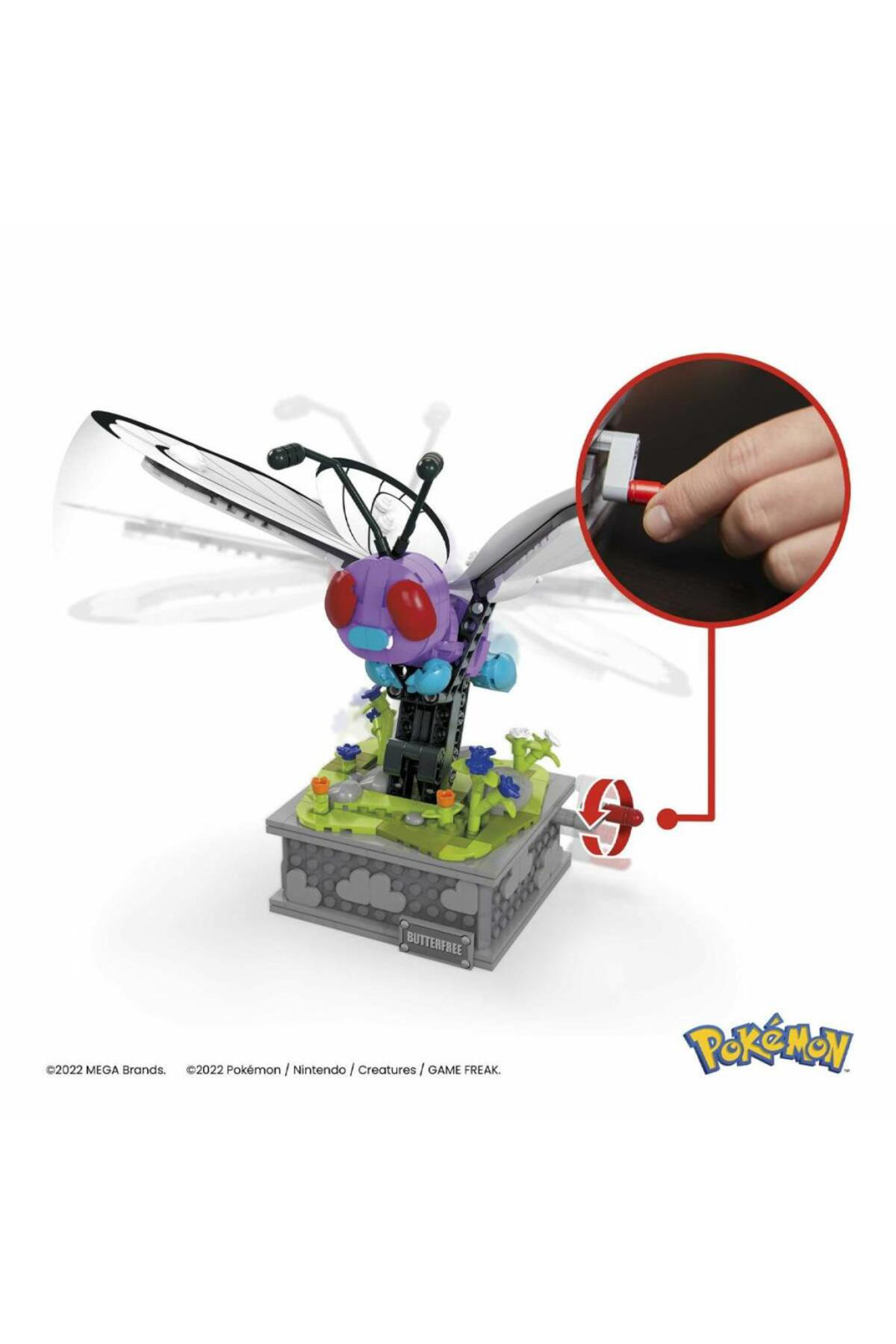Nessiworld Hkt22 Mega™ Pokémon™ Motion Butterfree 582 Parça +12 Yaş