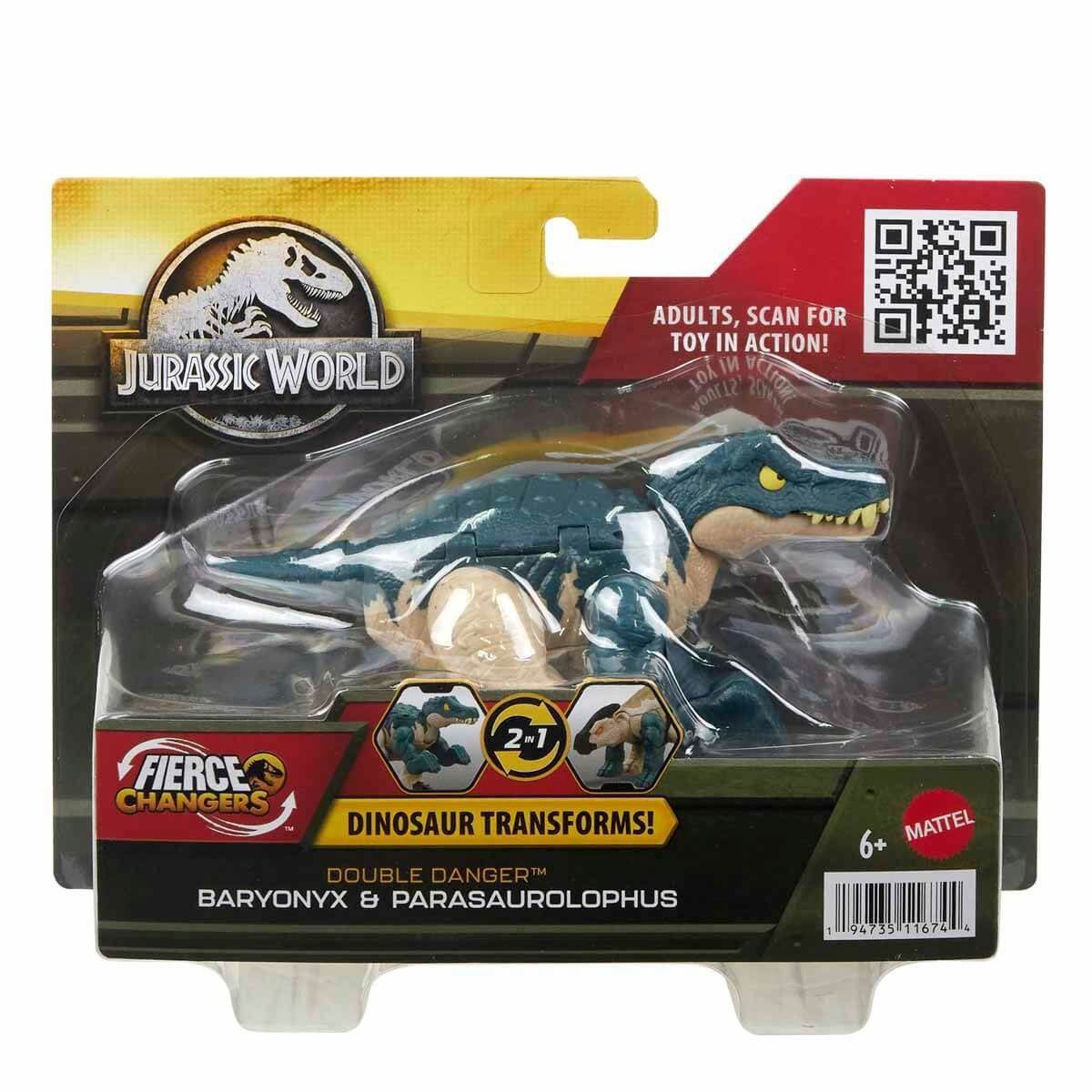 HLP05 Jurassic World Değişim Serisi - Çifte Tehlike Dinozor Figür