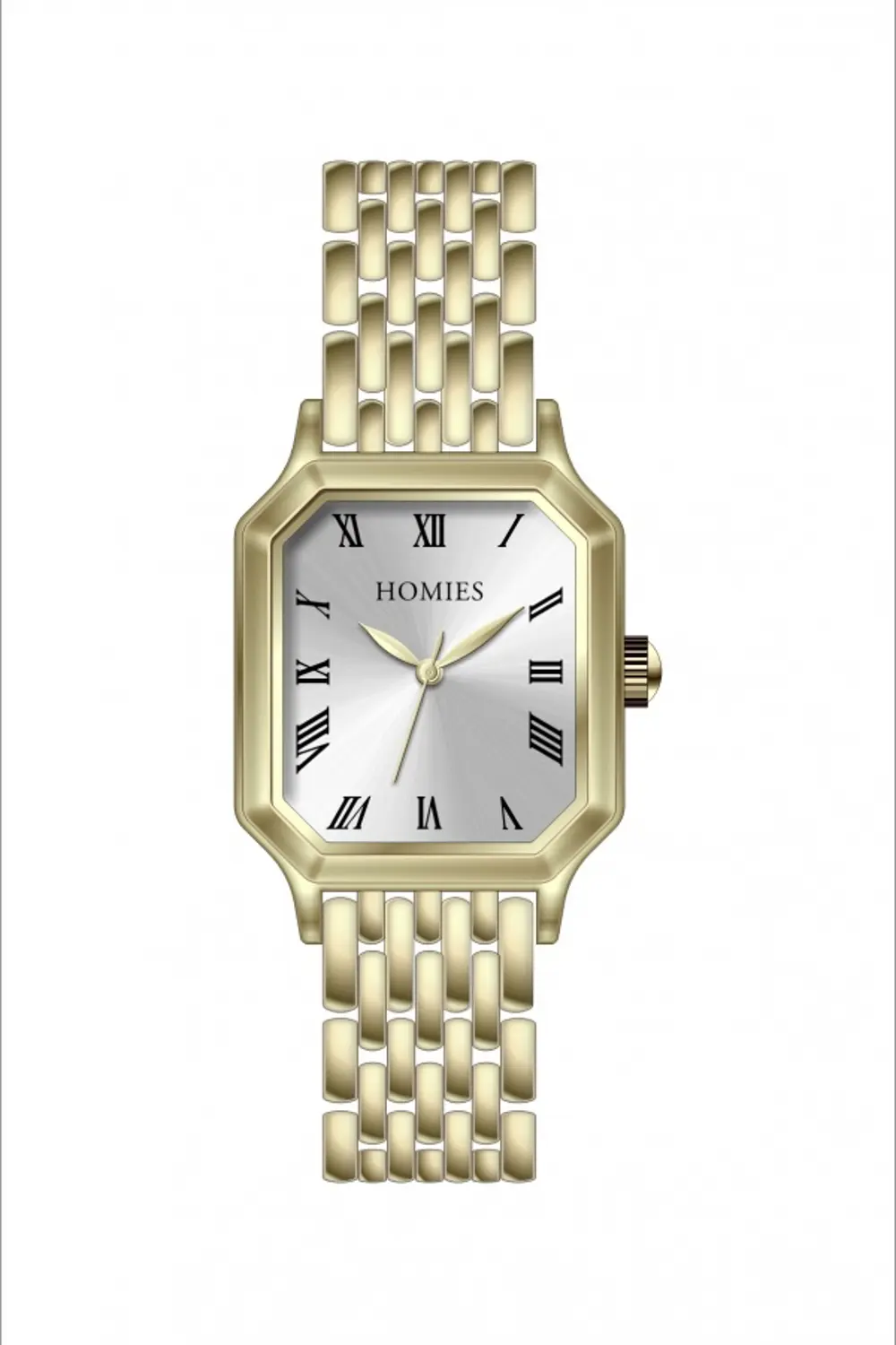 HM25121S01-2 Homies Çelik Kordonlu Kadın Kol Saati 250059129H26M