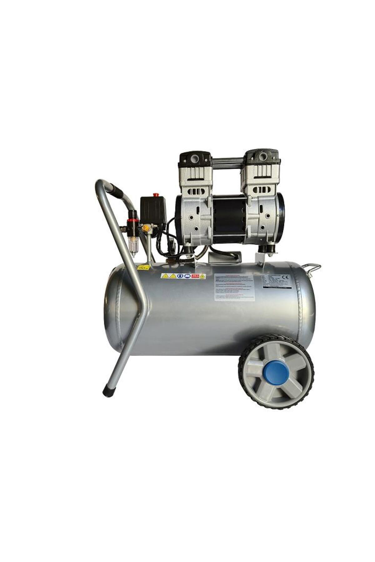 HM2550S Sessiz & Yağsız Hava Kompresörü 1100W 50 Lt