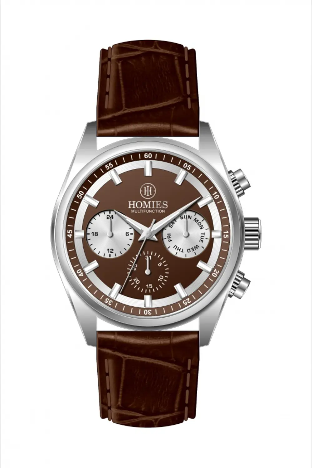 HM27438S01-3 Homies Deri Kordonlu Erkek Kol Saati 250059133H32M