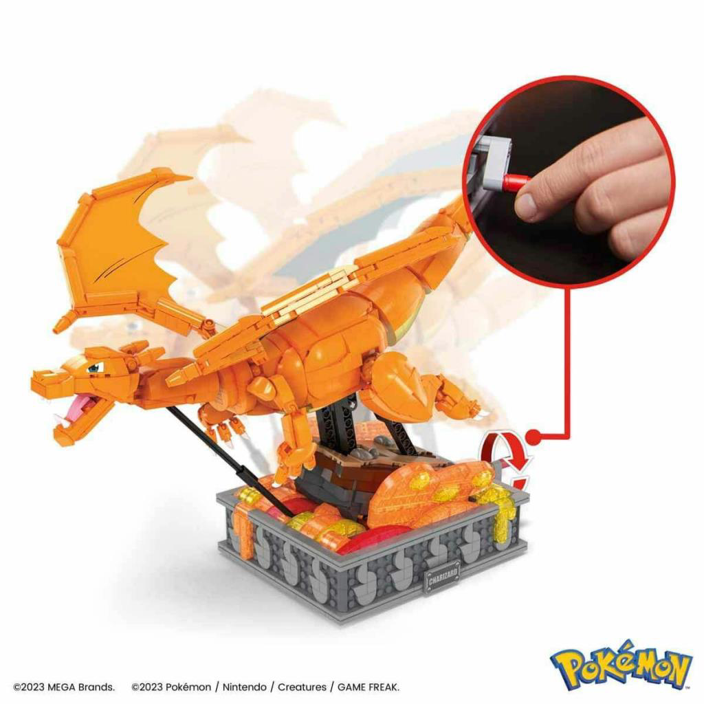 HMW05 MEGA Pokémon™ Hareketli Charizard 1664 parça +12 yaş HMW05 MEGA Pokémon™ Hareketli Charizard 1664 parça +12 yaş
