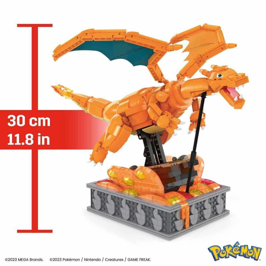 HMW05 MEGA Pokémon™ Hareketli Charizard 1664 parça +12 yaş HMW05 MEGA Pokémon™ Hareketli Charizard 1664 parça +12 yaş