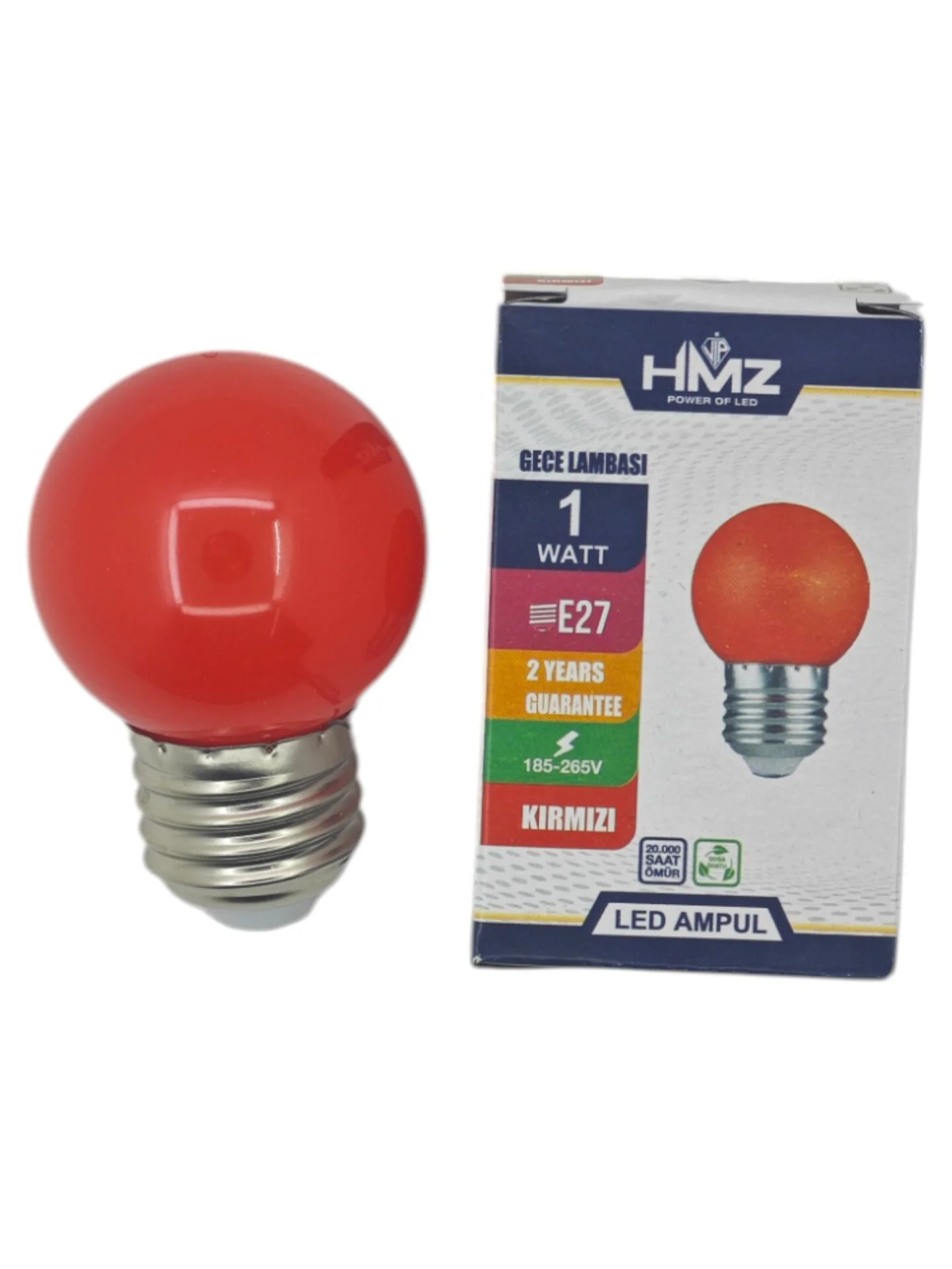 HMZ E27-1W Led Gece Lambası