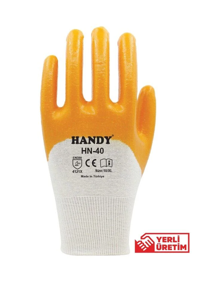 HN-40   Handy Sarı Nitril Eldiven 10'' Fiyatı, Yorumları ve Özellikleri