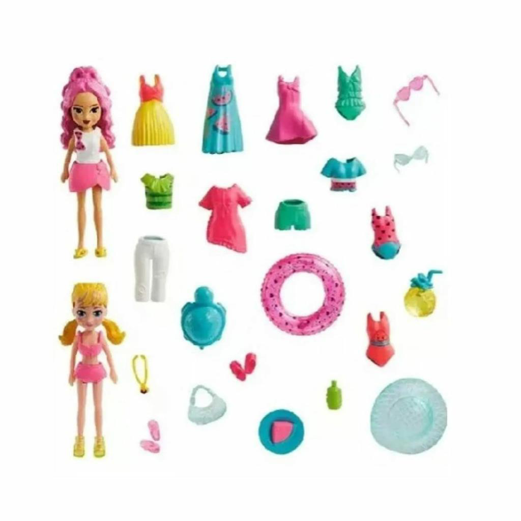 HNF51 Polly Pocket ve Arkadaşları Farklı Moda Aksesuarları Oyun S HNF51 Polly Pocket ve Arkadaşları Farklı Moda Aksesuarları Oyun S