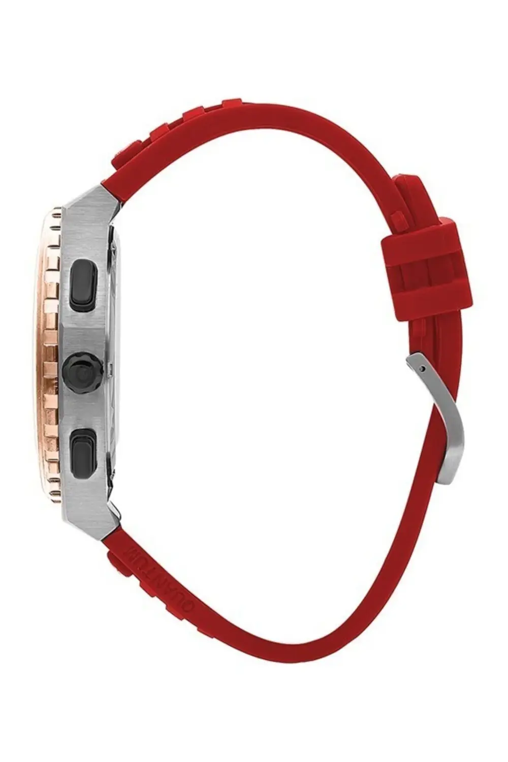 HNG1012.358 Quartz Kronograf Silikon Kırmızı 49 mm Erkek Kol Saat
