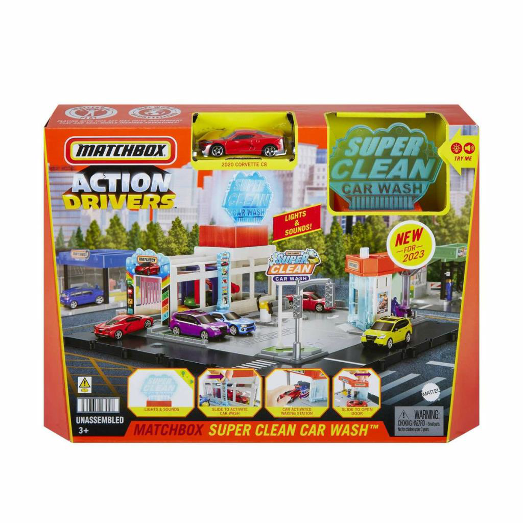 HNJ54 Matchbox Aksiyon Sürücüleri Süper Oto Yıkama Oyun Seti HNJ54 Matchbox Aksiyon Sürücüleri Süper Oto Yıkama Oyun Seti