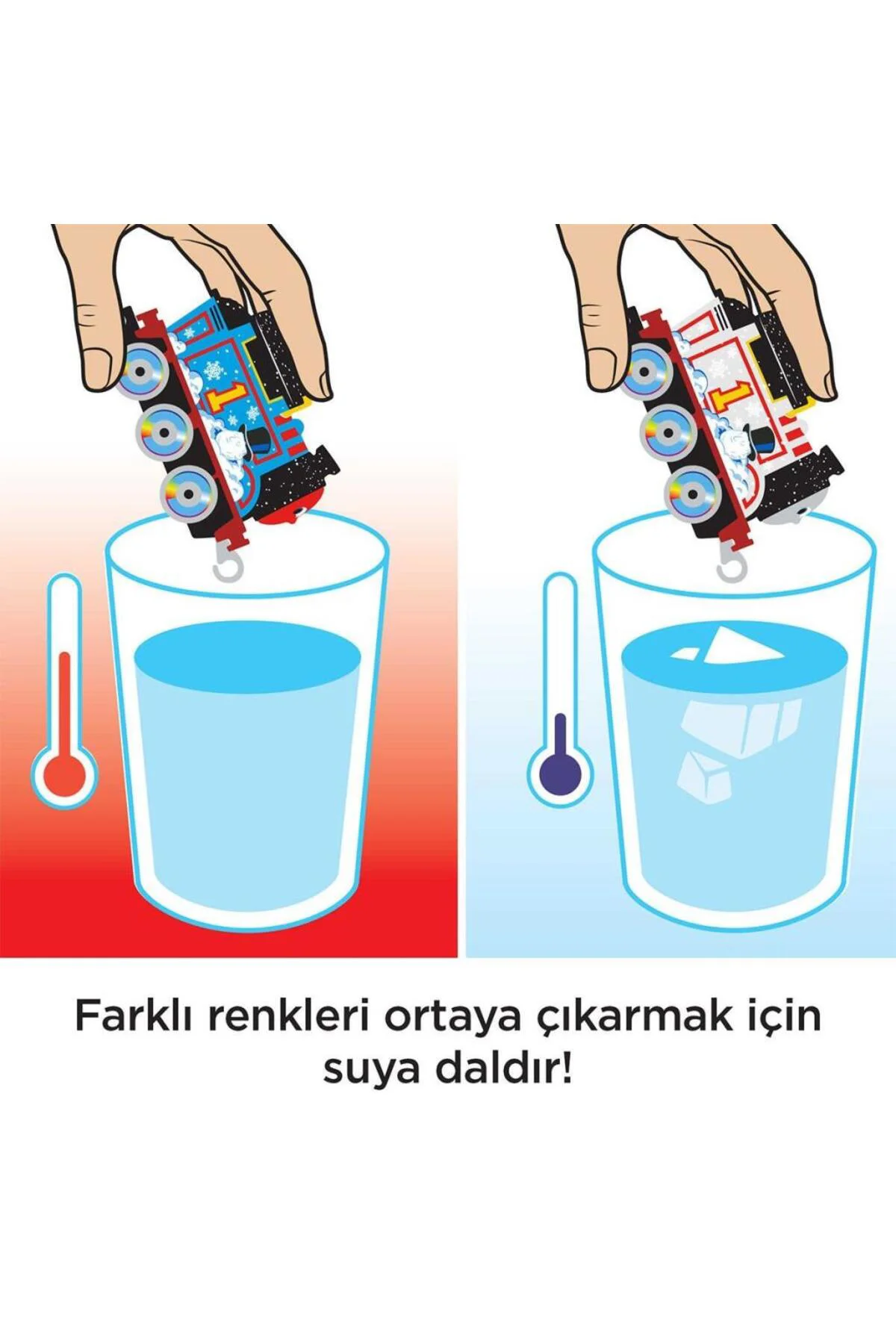 HNP82 Thomas ve Arkadaşları - Renk Değiştiren Küçük Trenler 3lü P