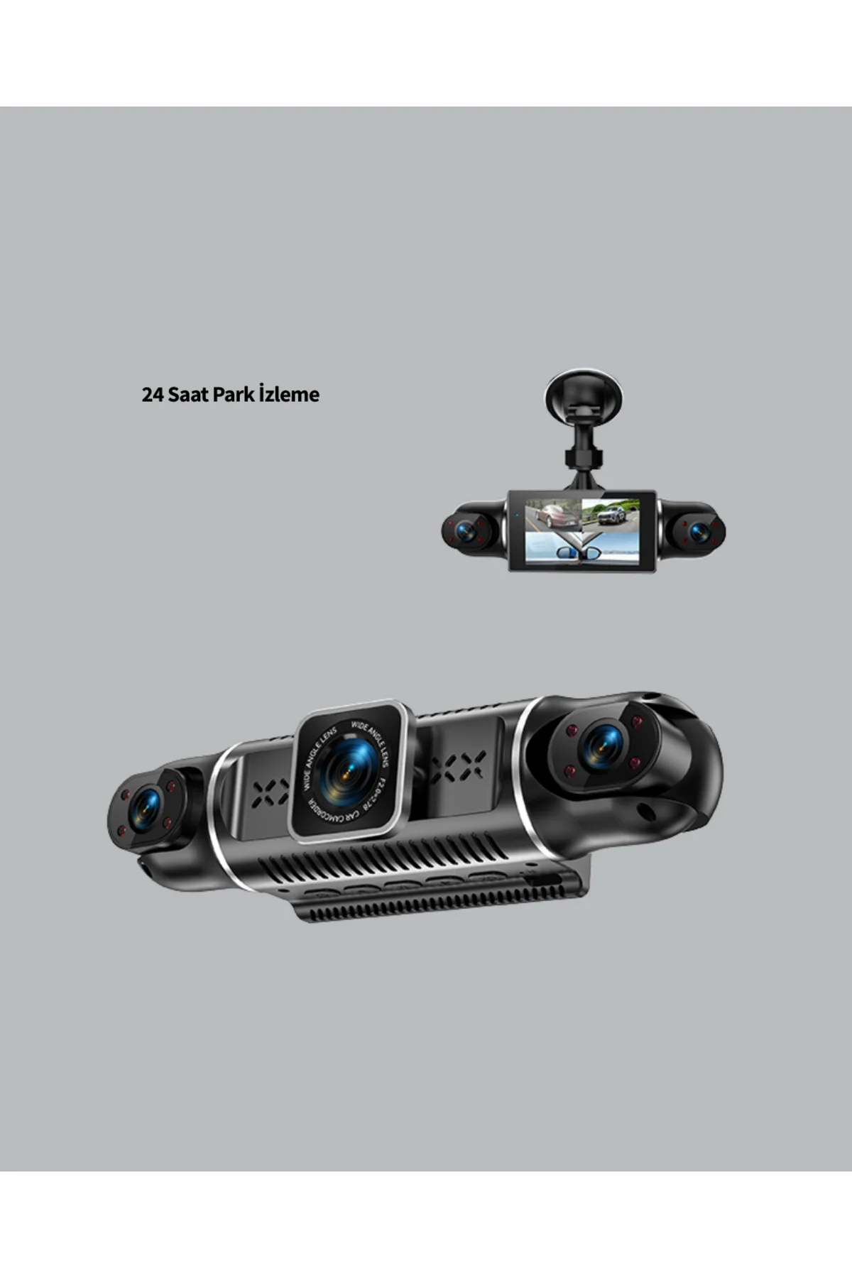 HNRLISHP GPS’li 4 Kameralı Araç İç Dış Kayıt Sistemi 1080P (23121