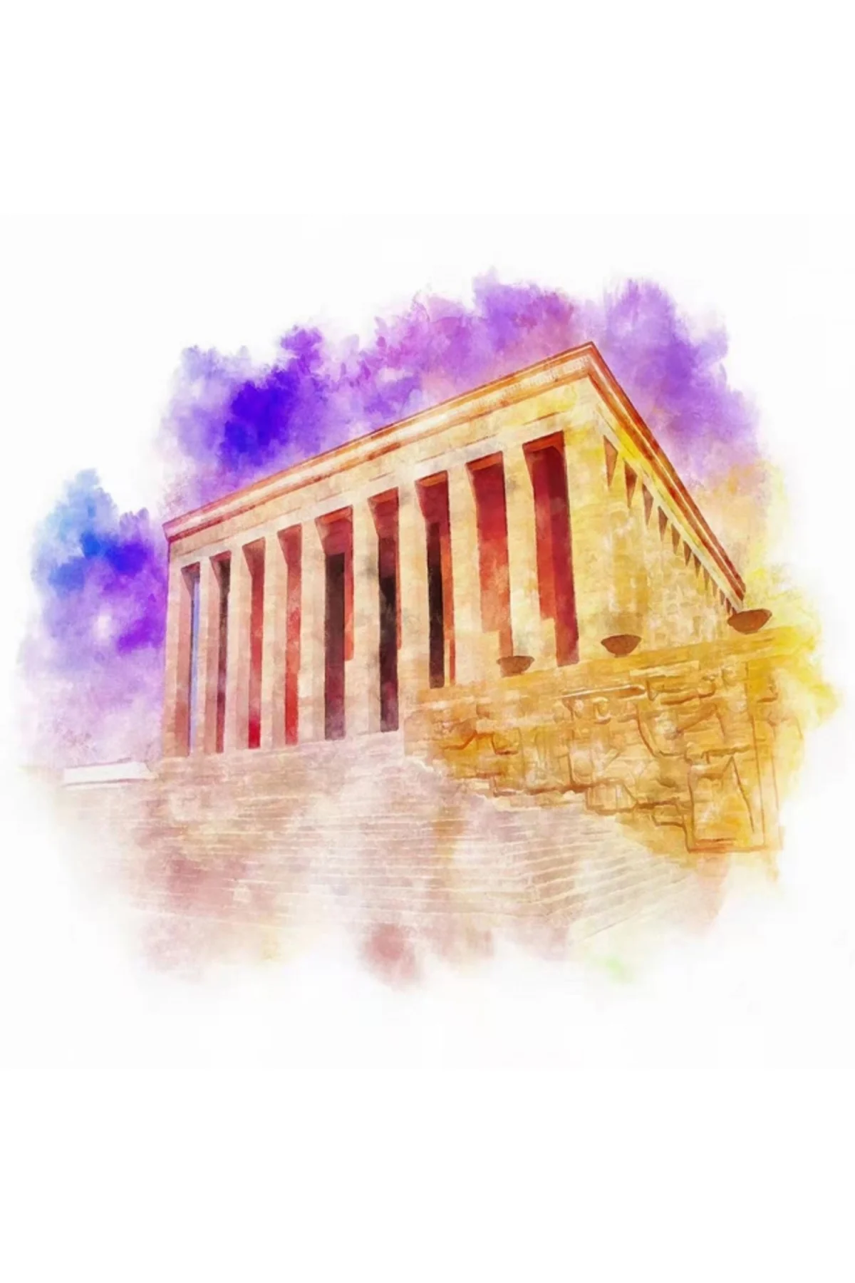 Hobby Renkli Anıtkabir Sayılarla Boyama Seti KASNAKLI DUVARA ASILABİLİR
