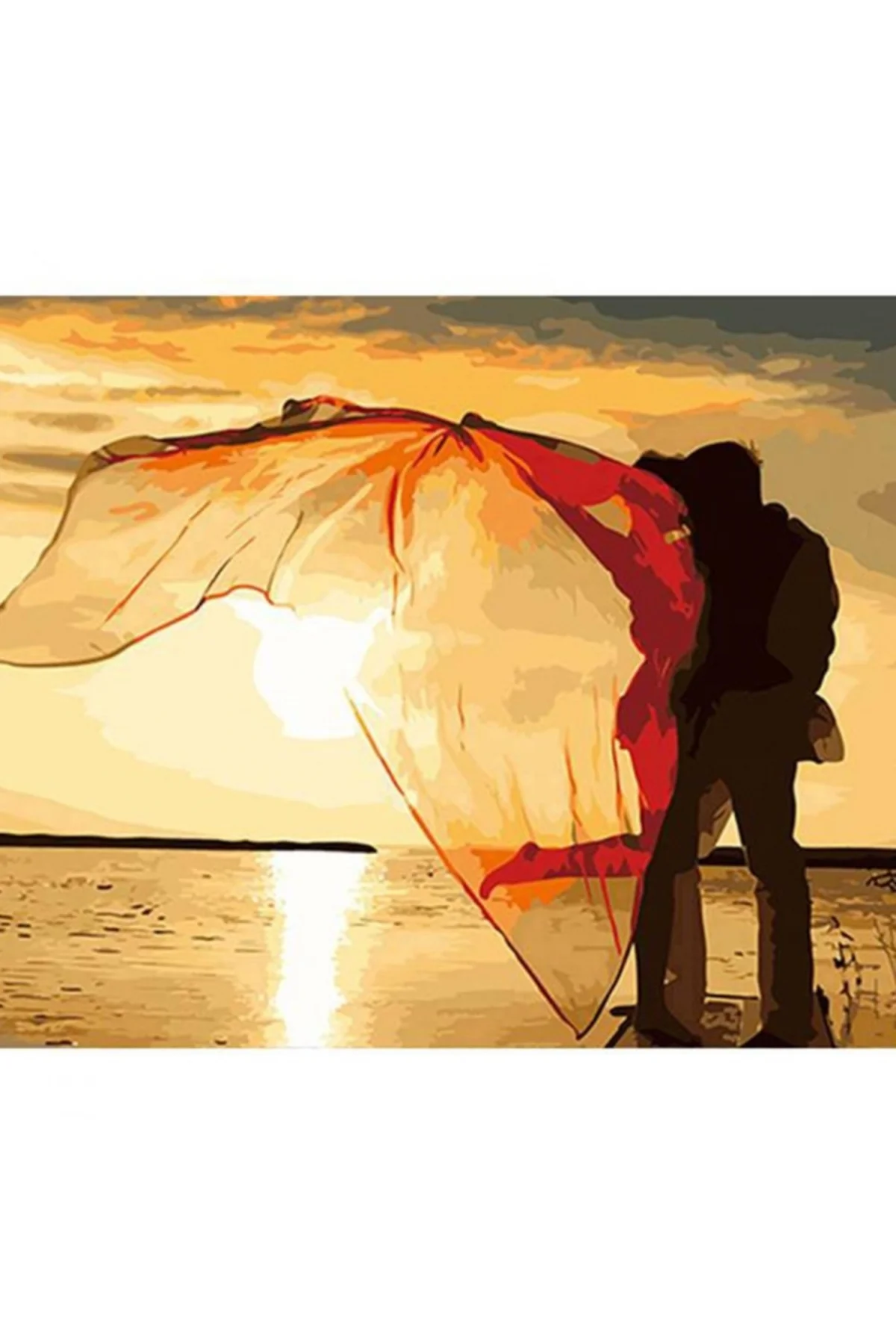 Hobby Romantik Gün Batımı Sayılarla Boyama Seti  Rulo