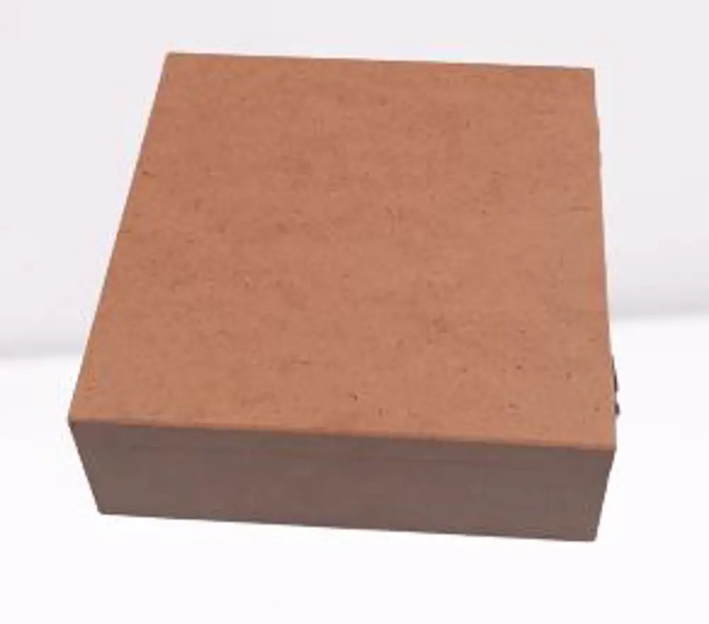Hobi 90028 Dekoratif Model Takı Kutusu Bölmeli Ahşap HAM MDF El Y