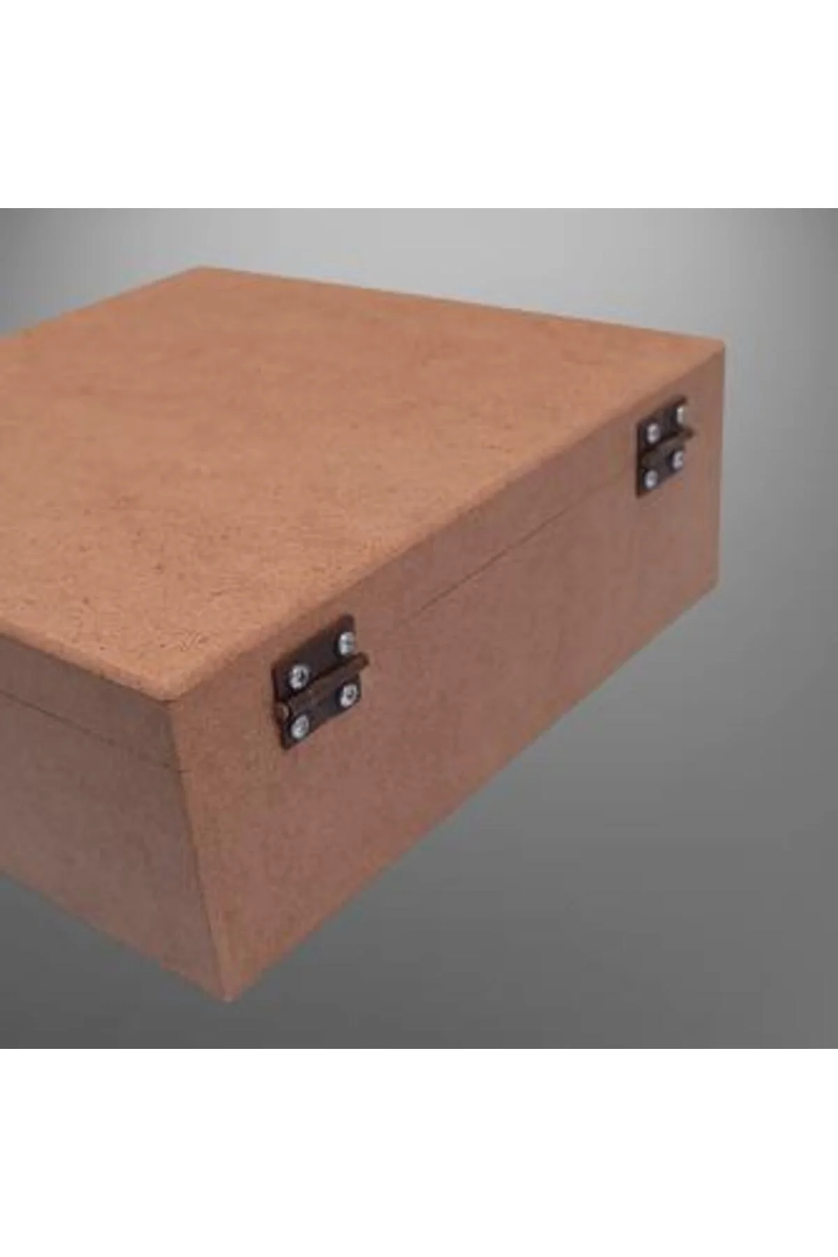 Hobi 90028 Dekoratif Model Takı Kutusu Bölmeli Ahşap HAM MDF El Yapımı - Görsel 6
