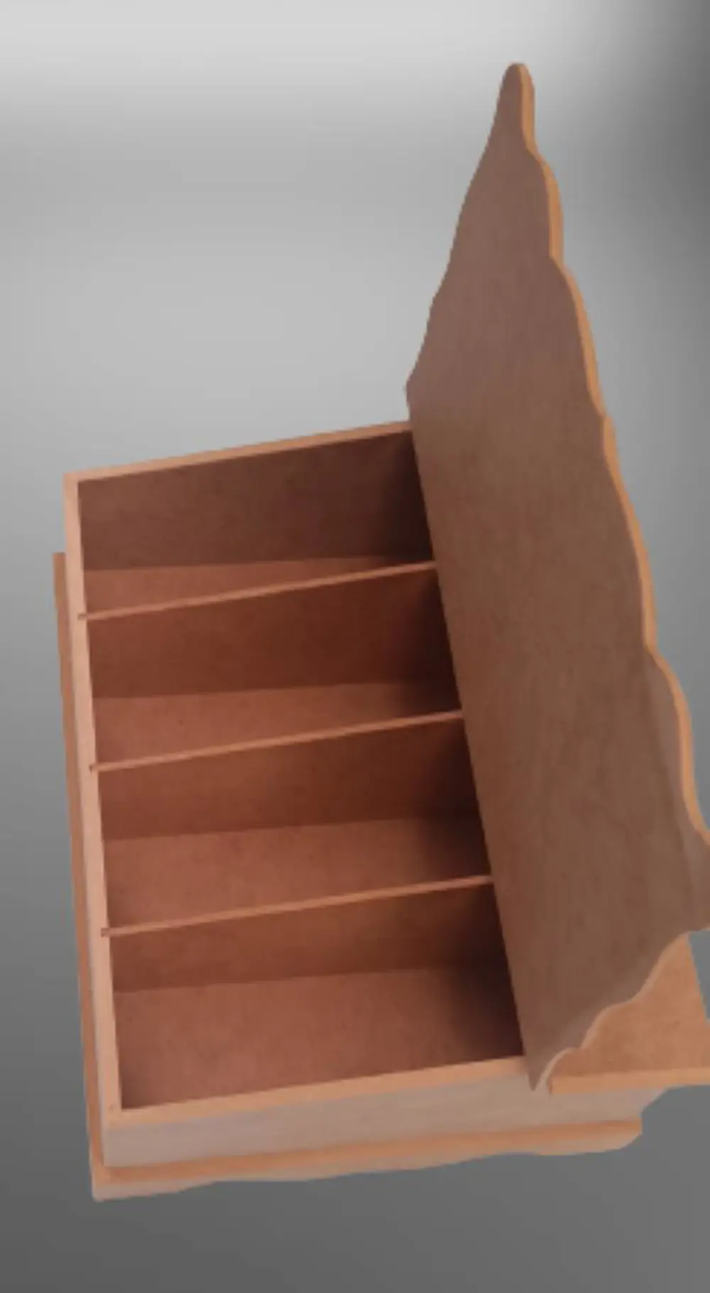 Hobi 90059 Dekoratif Model Bölmeli Çay Kutusu HAM Ahşap MDF El Hobi 90059 Dekoratif Model Bölmeli Çay Kutusu HAM Ahşap MDF El