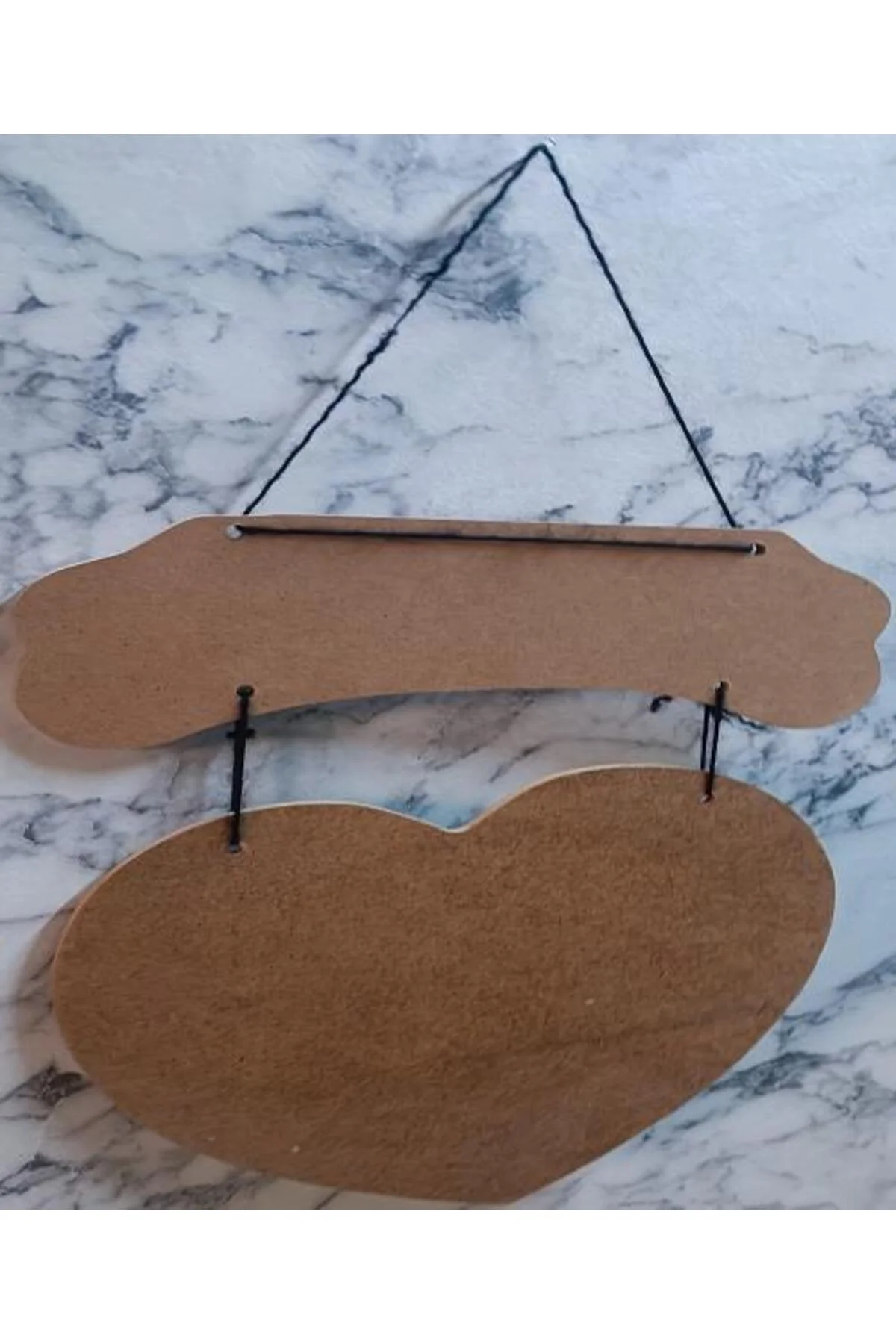 Hobi Adn 0226 Dekoratif Kapı Süsü Kalpli MODEL Ahşap MDF HAM CNC Kesim El Yapım Hobi Adn 0226 Dekoratif Kapı Süsü Kalpli MODEL Ahşap MDF HAM CNC Kesim El Yapım - Görsel 2