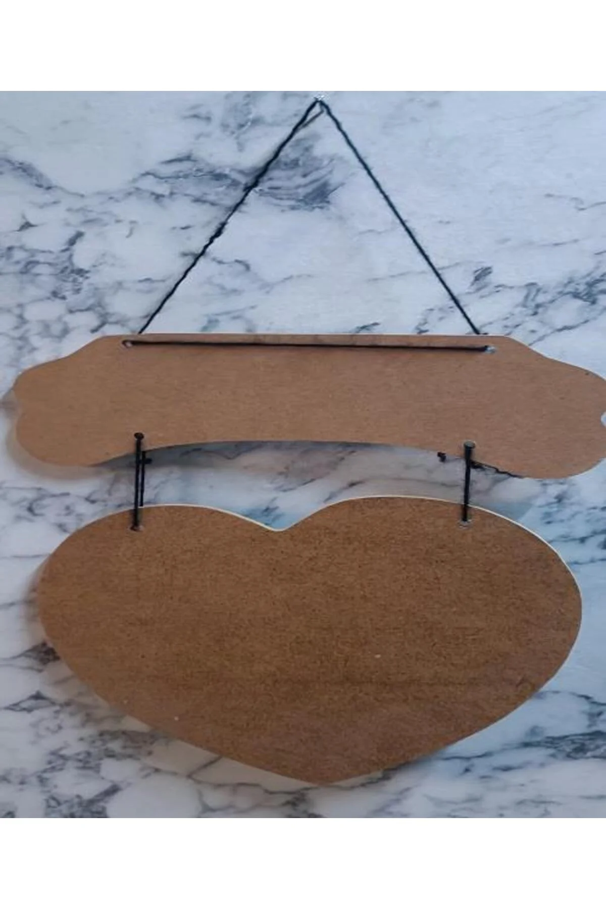 Hobi Adn 0226 Dekoratif Kapı Süsü Kalpli MODEL Ahşap MDF HAM CNC Kesim El Yapım Hobi Adn 0226 Dekoratif Kapı Süsü Kalpli MODEL Ahşap MDF HAM CNC Kesim El Yapım - Görsel 3
