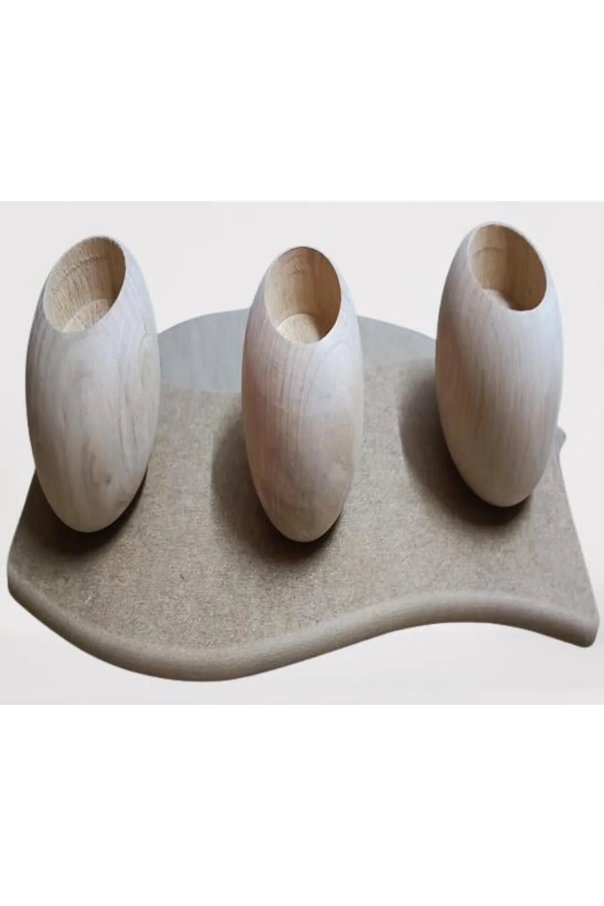 Hobi Adn 90043 Dekoratif Mumluk Ahşap MDF HAM CNC Kesim 3lü El Yapım Hobi Adn 90043 Dekoratif Mumluk Ahşap MDF HAM CNC Kesim 3lü El Yapım - Görsel 3