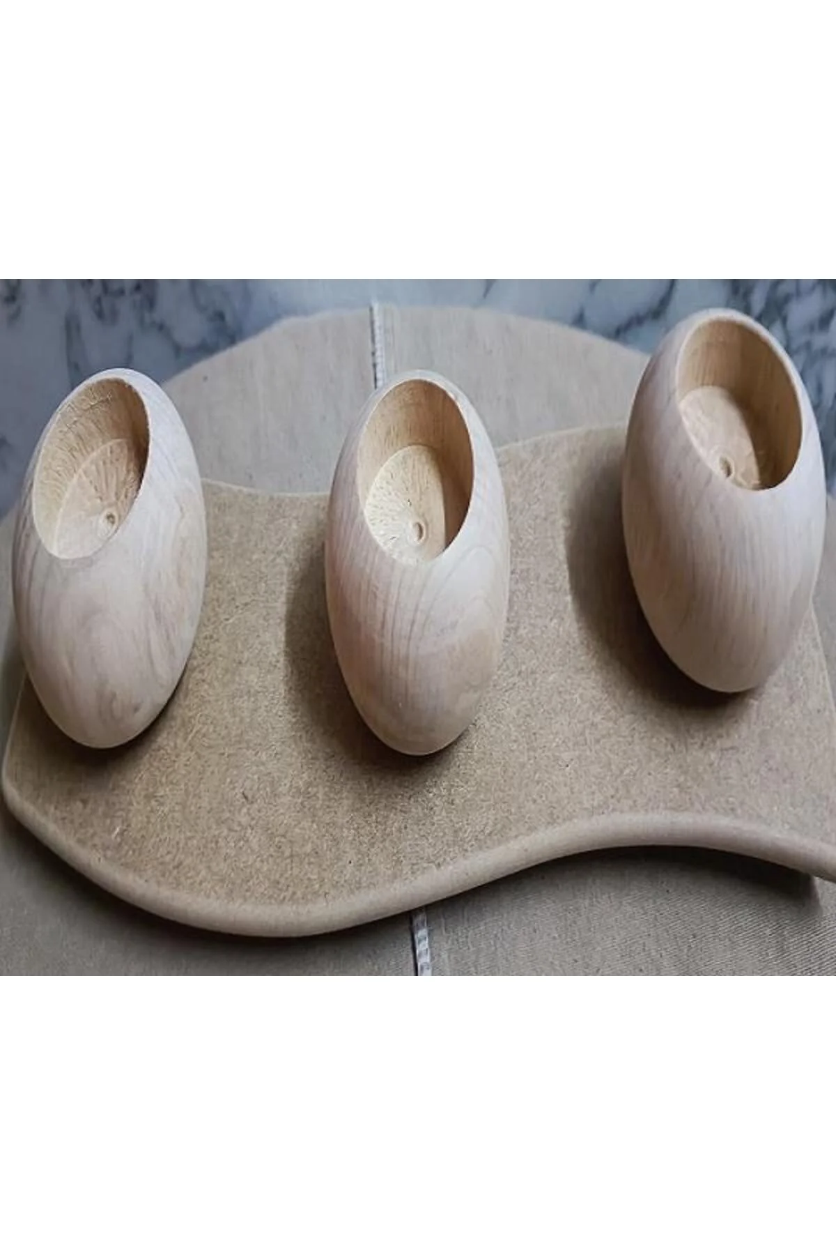 Hobi Adn 90043 Dekoratif Mumluk Ahşap MDF HAM CNC Kesim 3lü El Yapım Hobi Adn 90043 Dekoratif Mumluk Ahşap MDF HAM CNC Kesim 3lü El Yapım - Görsel 8