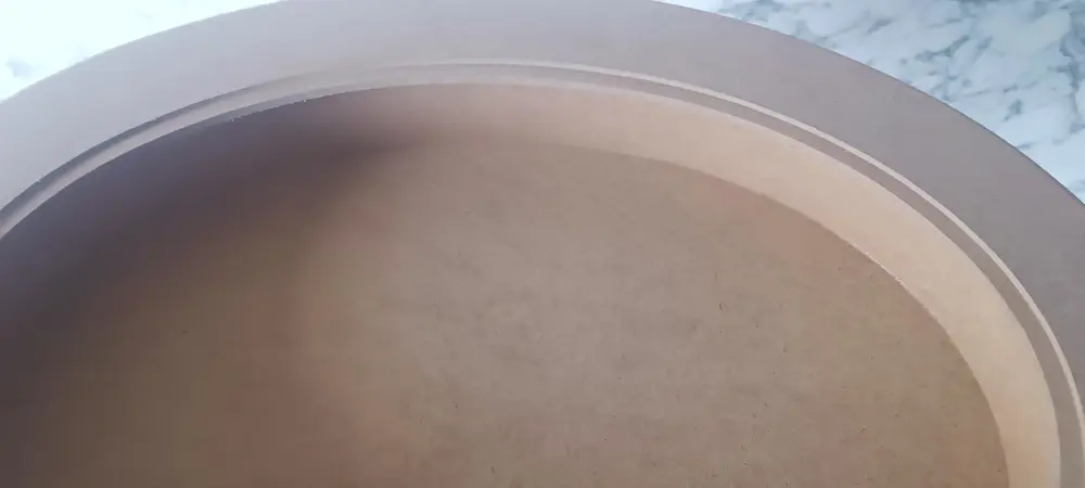 Hobi Adn 90186 Ahşap Kayın MDF HAM Sehpa Rölyef Oval Ayak Ölçüyu 