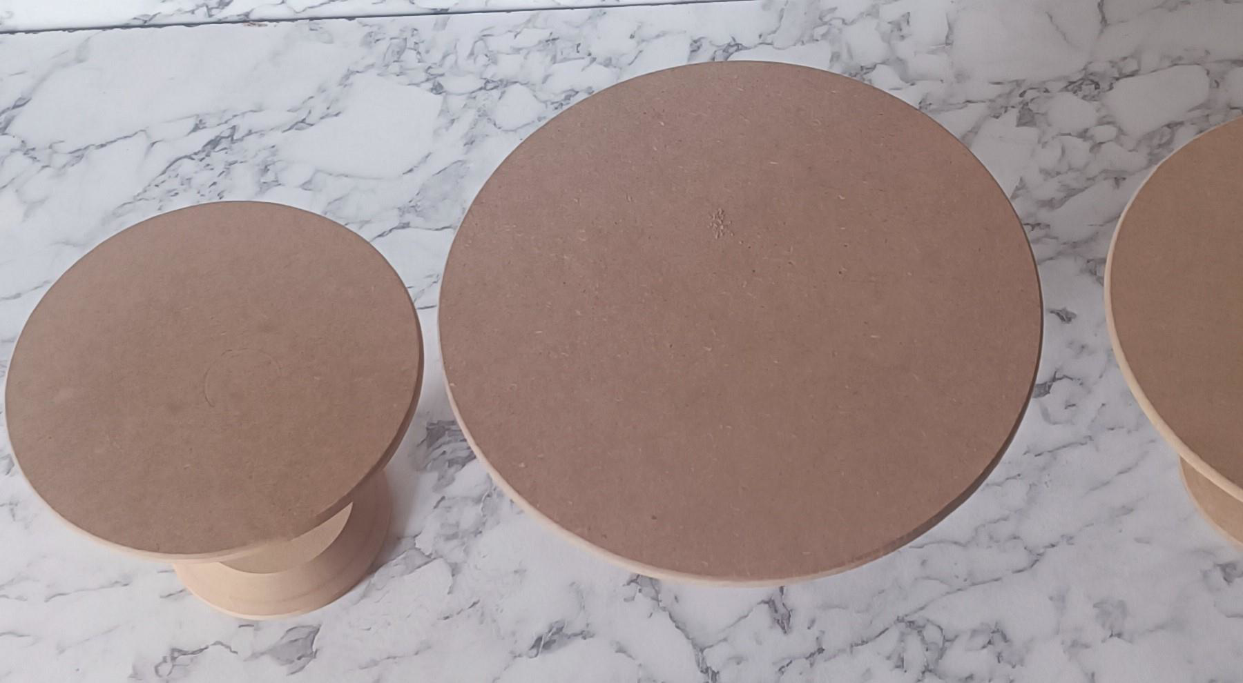 Hobi Adn 90191 Pasta Sunum HAM 3LÜ Set  Kutuda Sevk El Yapım