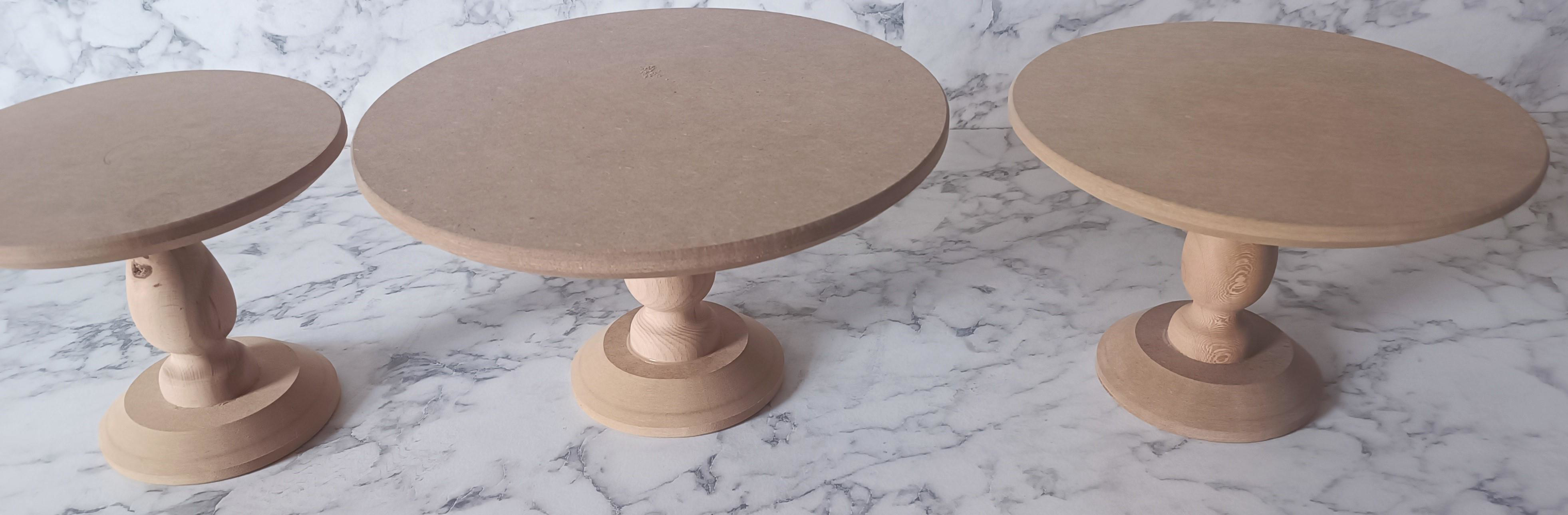 Hobi Adn 90191 Pasta Sunum HAM 3LÜ Set  Kutuda Sevk El Yapım