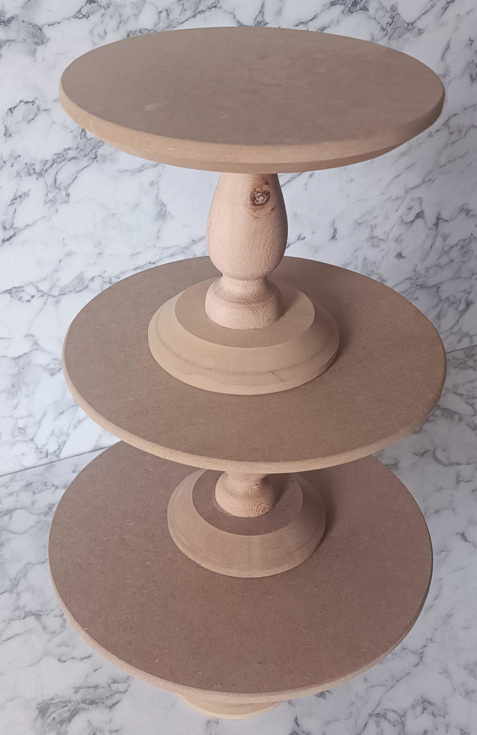 Hobi Adn 90191 Pasta Sunum HAM 3LÜ Set  Kutuda Sevk El Yapım