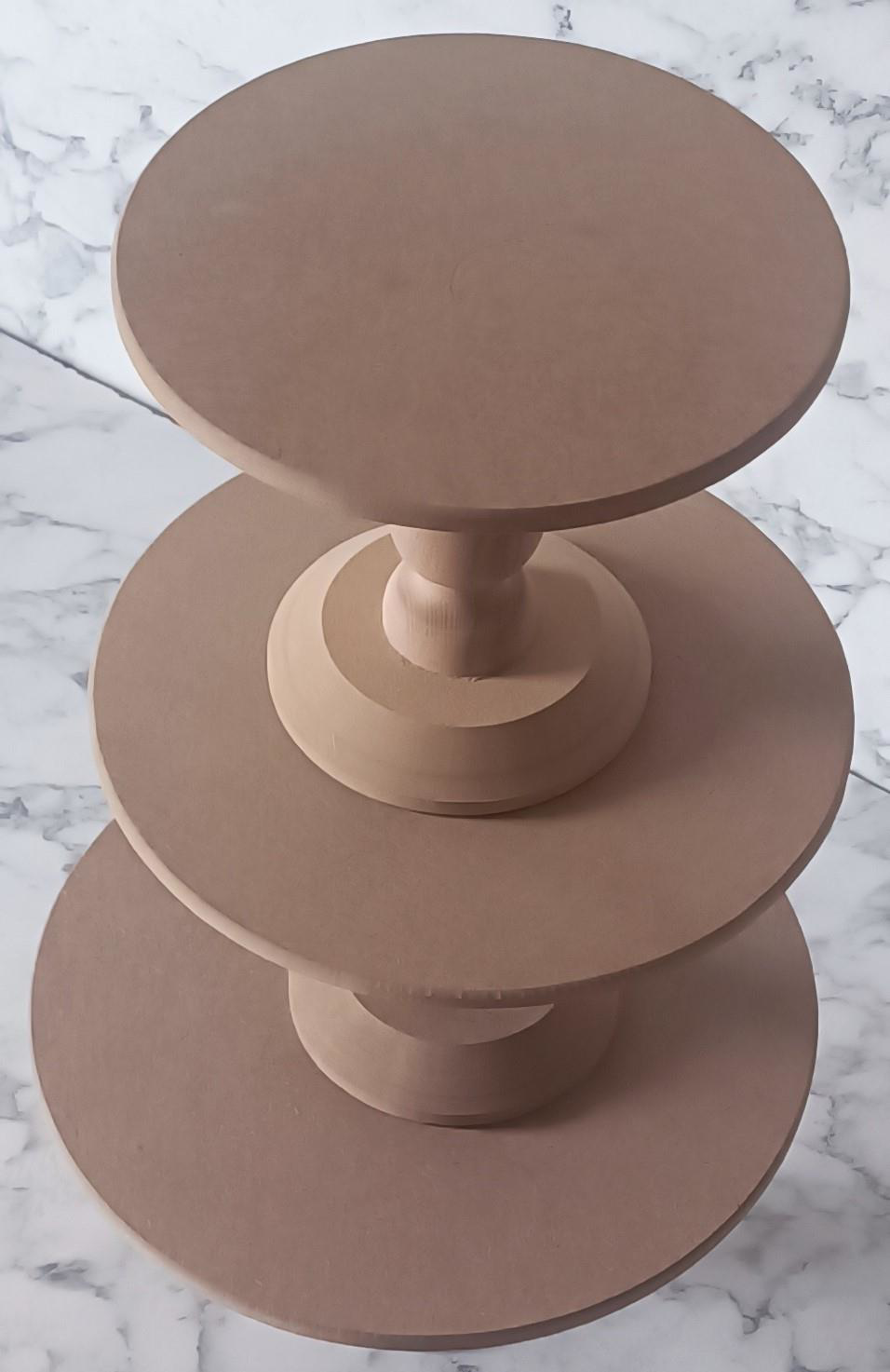 Hobi Adn 90191 Pasta Sunum HAM 3LÜ Set  Kutuda Sevk El Yapım