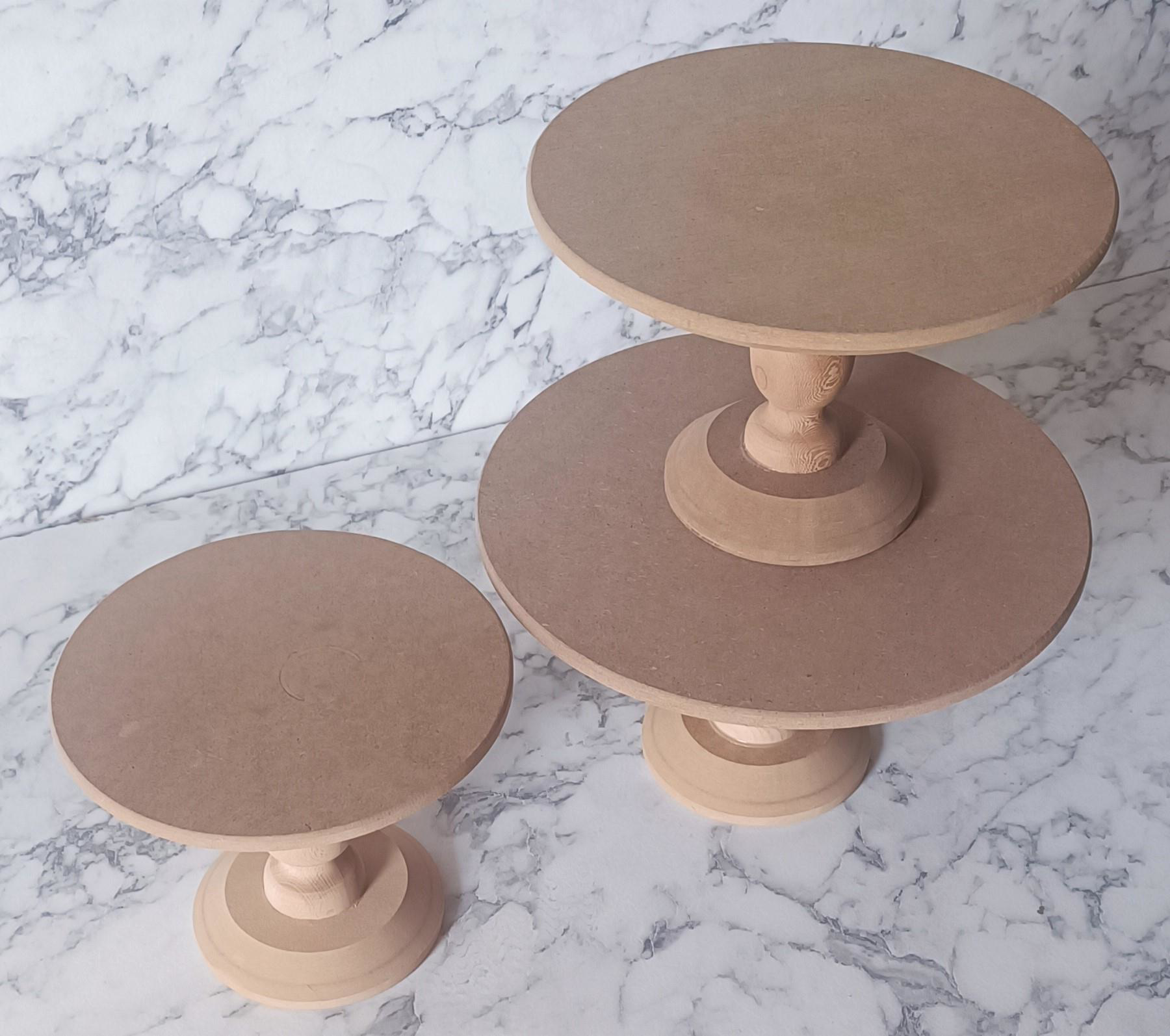 Hobi Adn 90191 Pasta Sunum HAM 3LÜ Set  Kutuda Sevk El Yapım