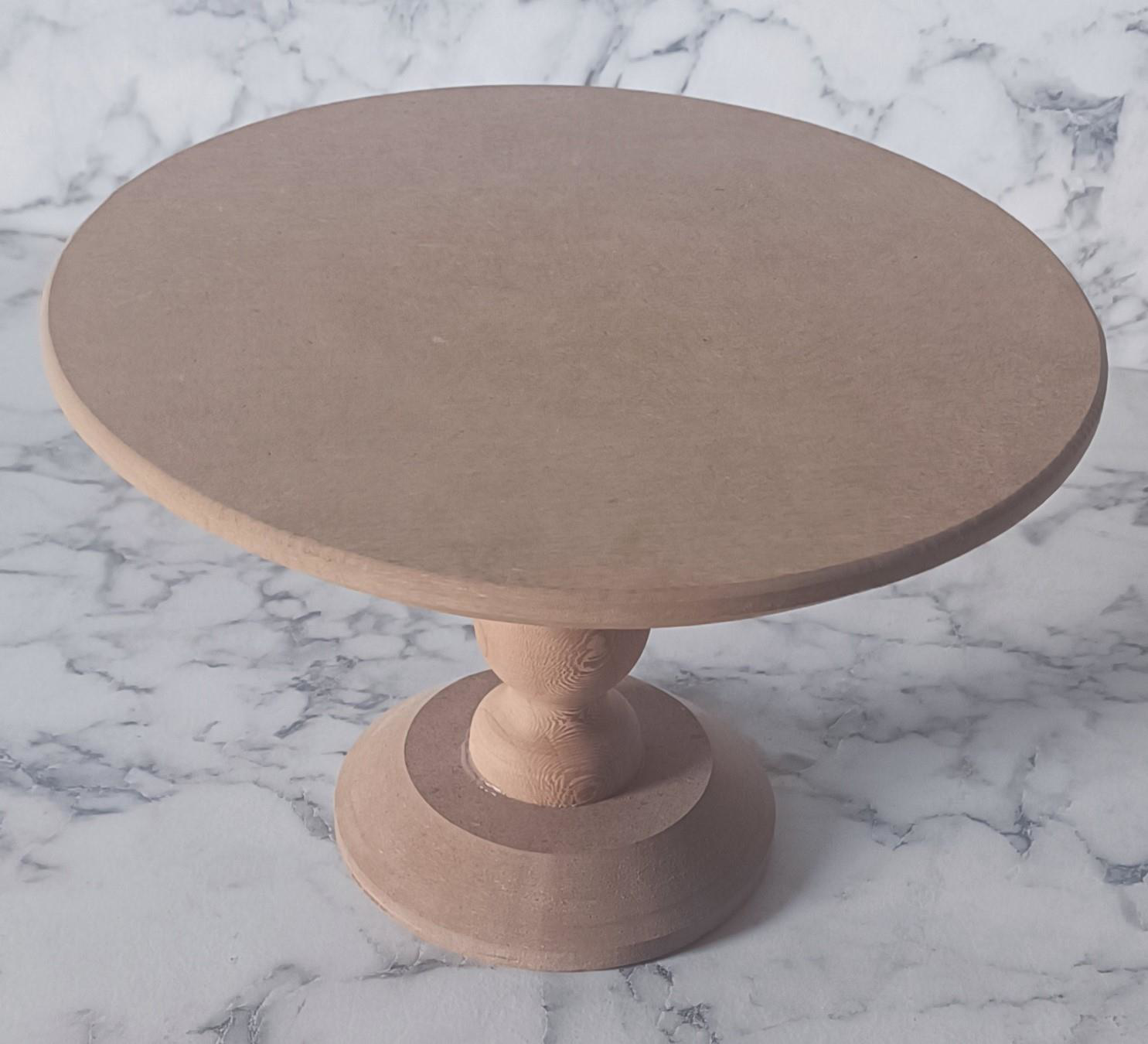 Hobi Adn 90193 Pasta Sunumluk Orta Boy HAM Ahşap Kayın MDF KUTUDA