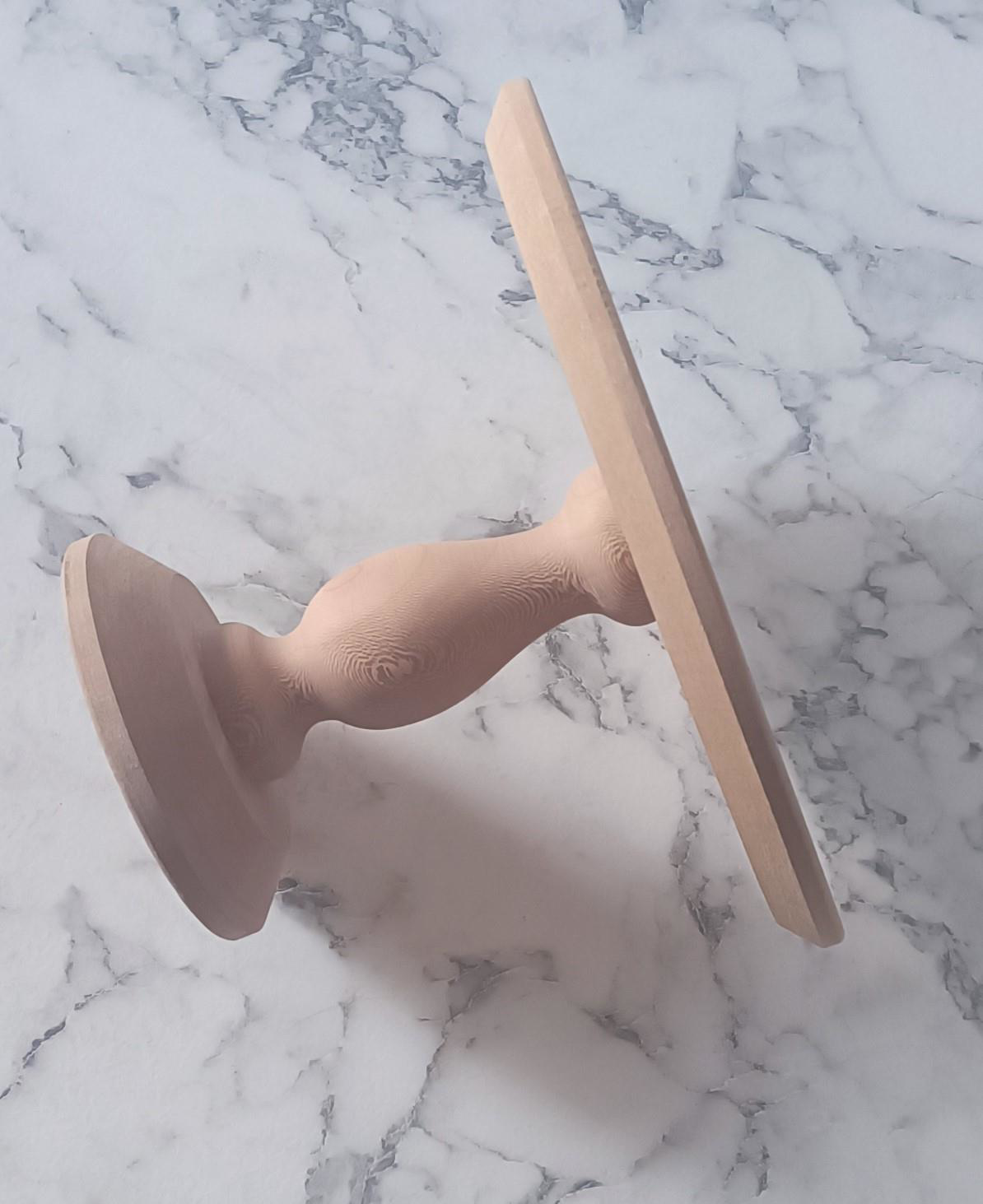 Hobi Adn 90193 Pasta Sunumluk Orta Boy HAM Ahşap Kayın MDF KUTUDA