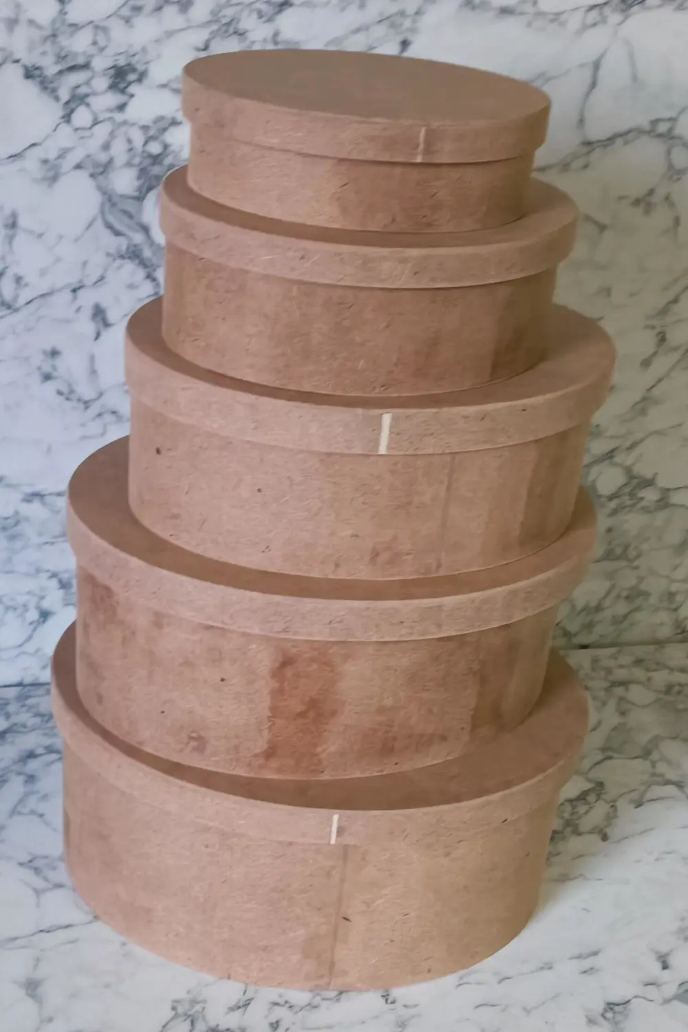 Hobi Adn 90197 5'li Kutu Set Oval Ahşap HAM MDF Maşuka Özellik MO