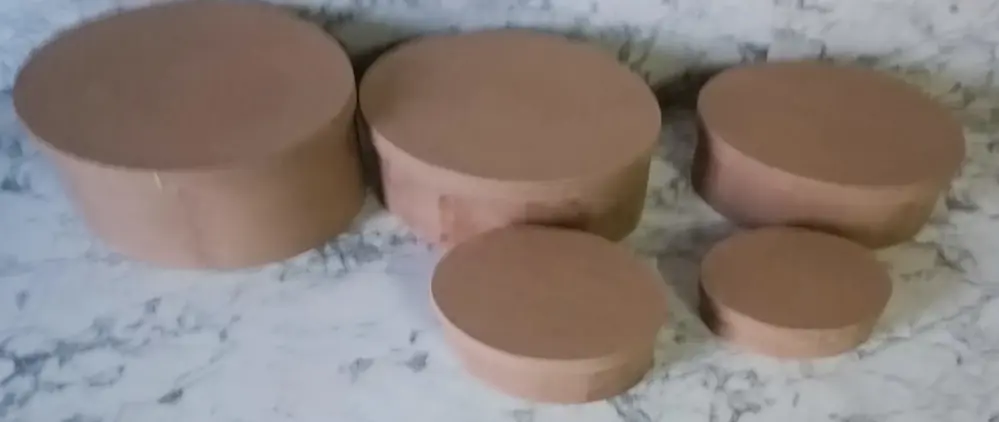 Hobi Adn 90197 5'li Kutu Set Oval Ahşap HAM MDF Maşuka Özellik MO