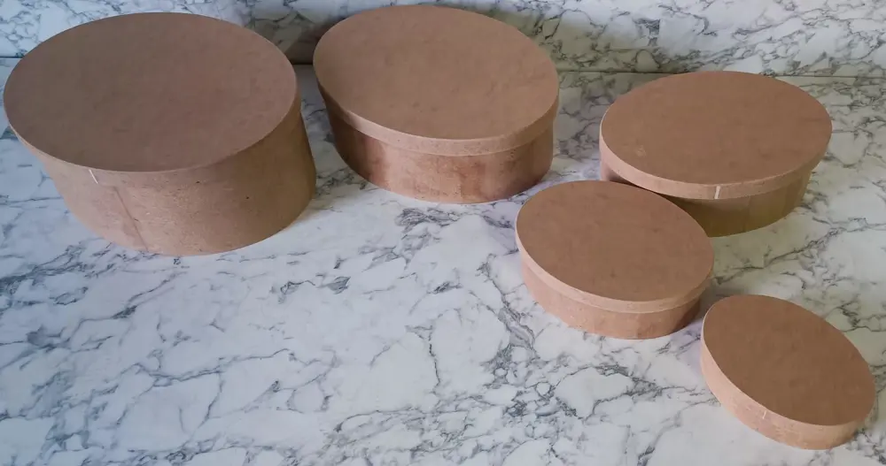 Hobi Adn 90197 5'li Kutu Set Oval Ahşap HAM MDF Maşuka Özellik MO