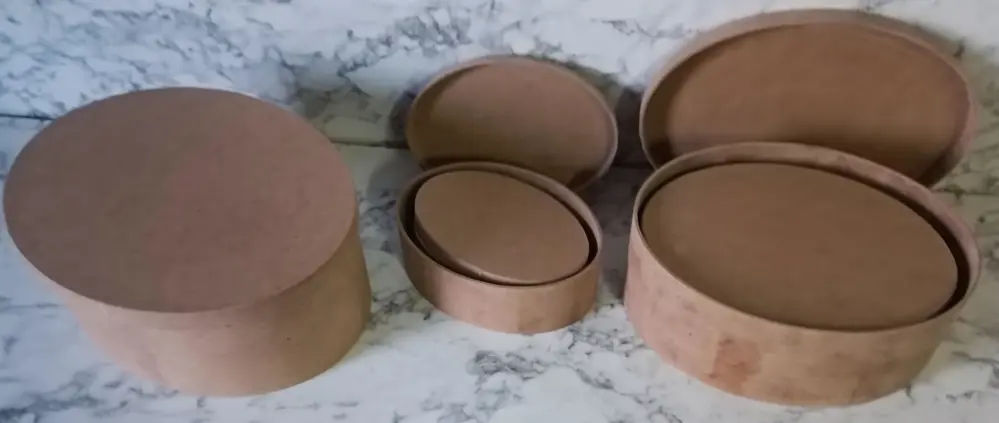 Hobi Adn 90197 5'li Kutu Set Oval Ahşap HAM MDF Maşuka Özellik MO