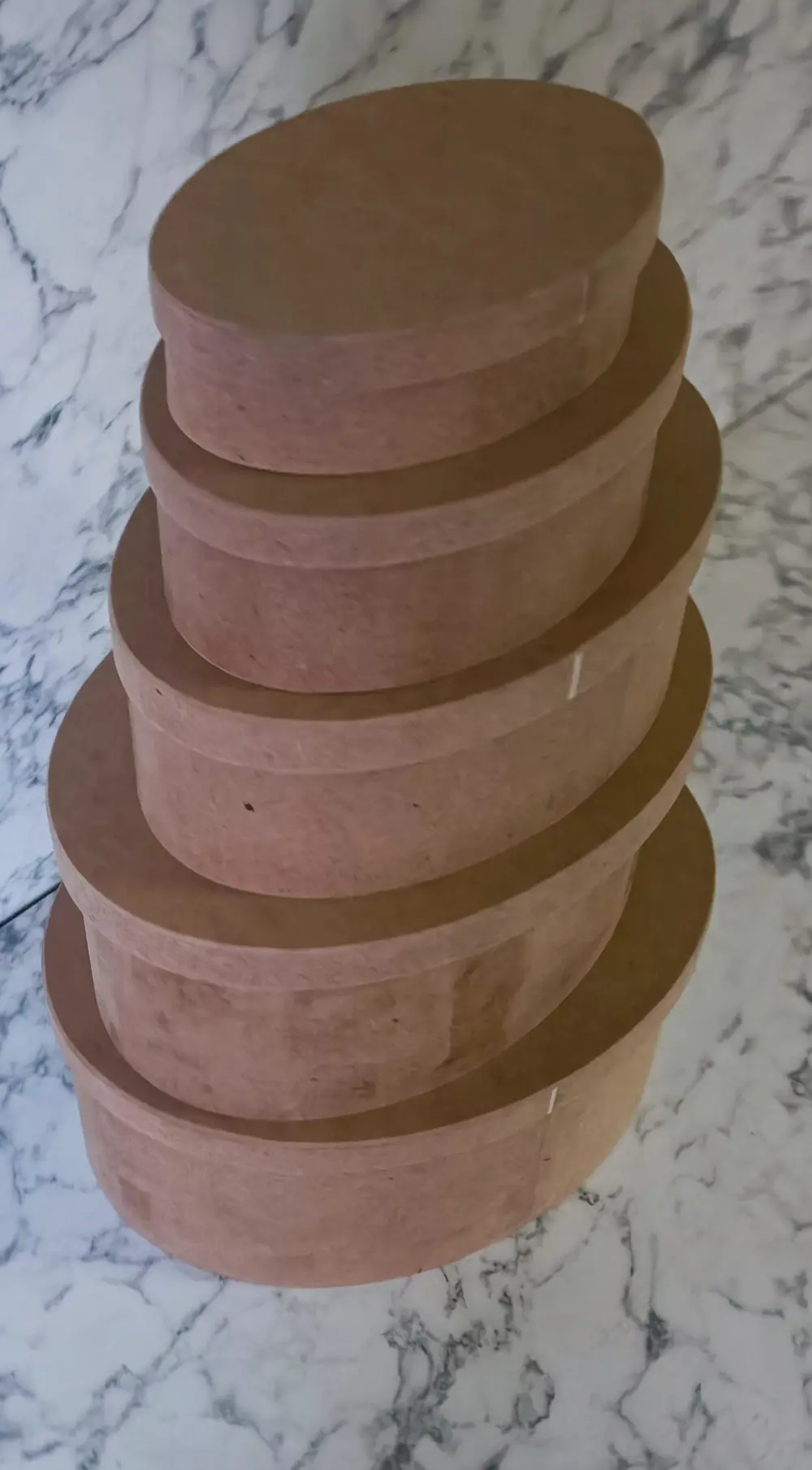 Hobi Adn 90197 5'li Kutu Set Oval Ahşap HAM MDF Maşuka Özellik MO