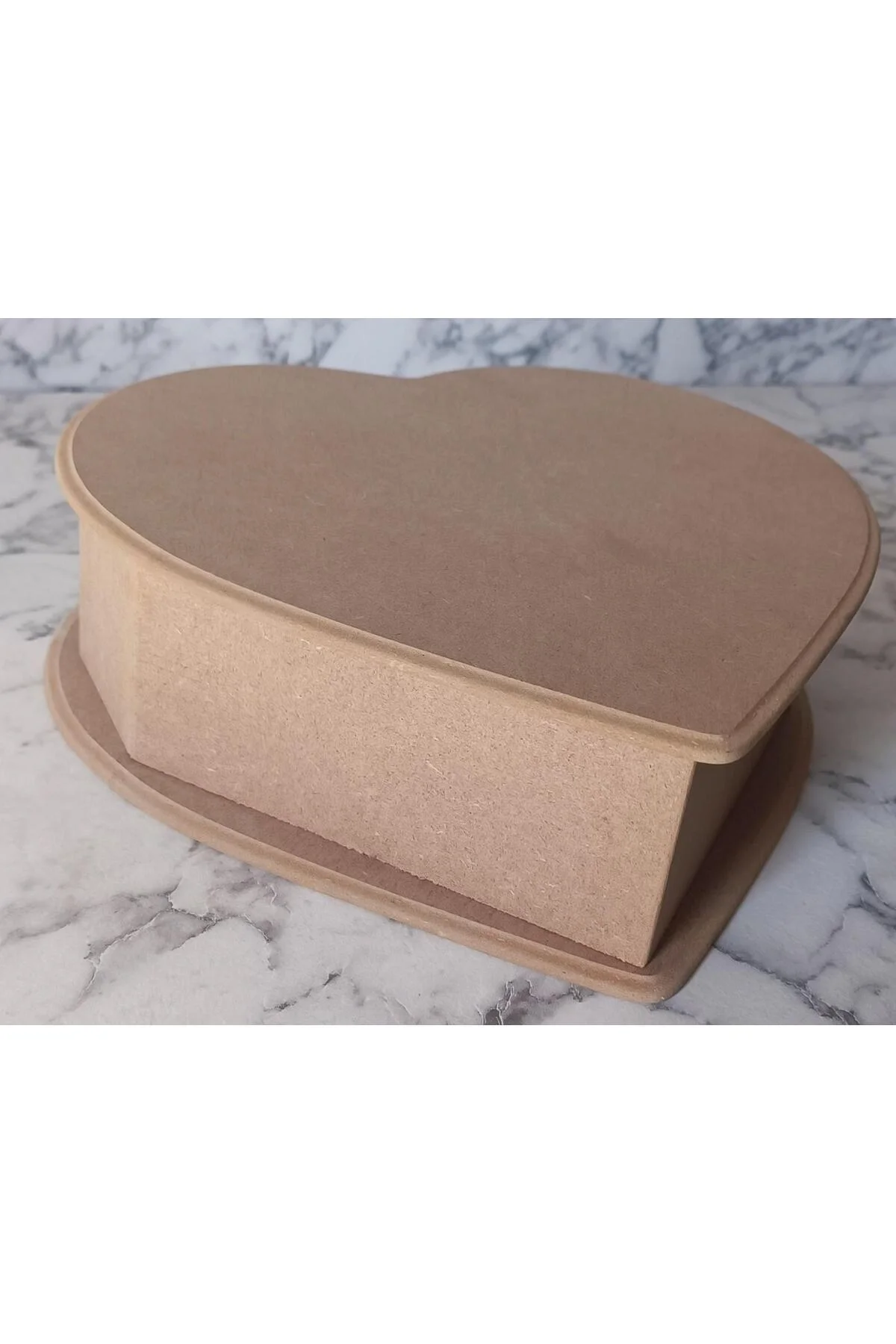 Hobi Adn 90200 Kalp Kutu Ahşap MDF HAM Model El Yapım Hobi Adn 90200 Kalp Kutu Ahşap MDF HAM Model El Yapım - Görsel 5