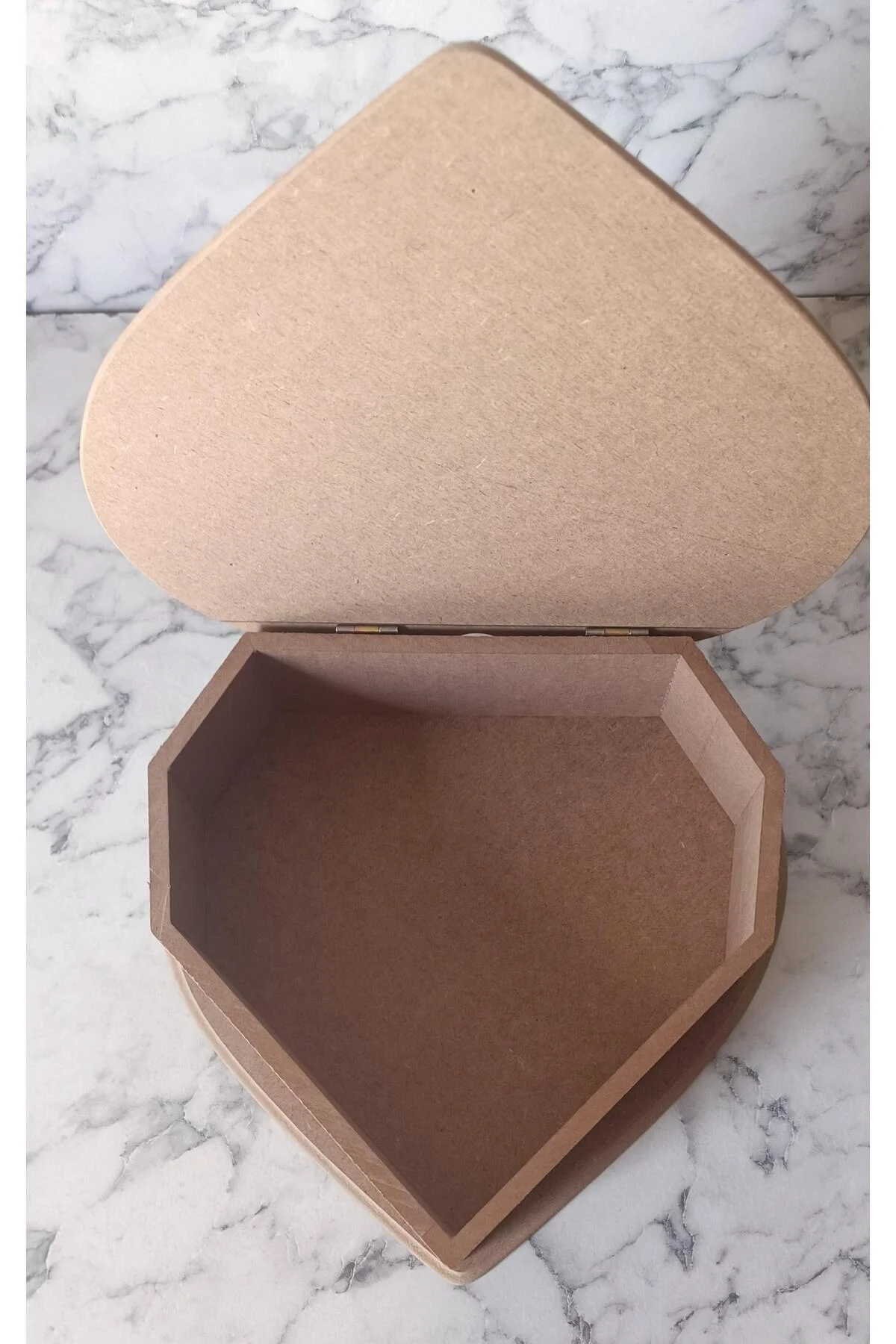 Hobi Adn 90200 Kalp Kutu Ahşap MDF HAM Model El Yapım Hobi Adn 90200 Kalp Kutu Ahşap MDF HAM Model El Yapım - Görsel 2