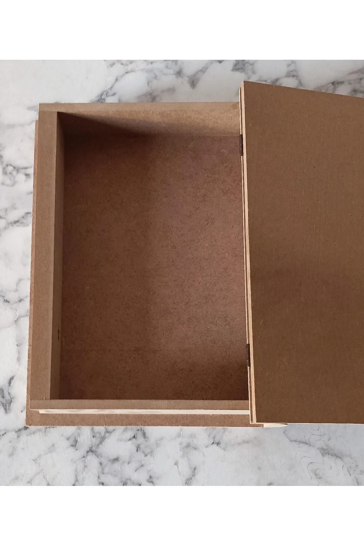 Hobi Adn 90202 Kitap Kutu Ahşap MDF HAM Ankara Siteler Ürünü Kutuda Sevk El Yapım - Görsel 2