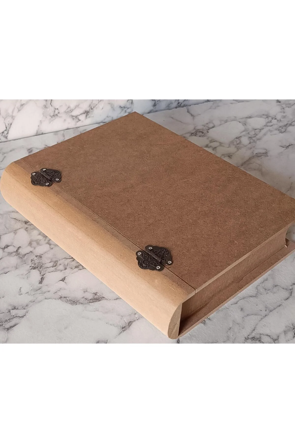 Hobi Adn 90202 Kitap Kutu Ahşap MDF HAM Ankara Siteler Ürünü Kutuda Sevk El Yapım - Görsel 8