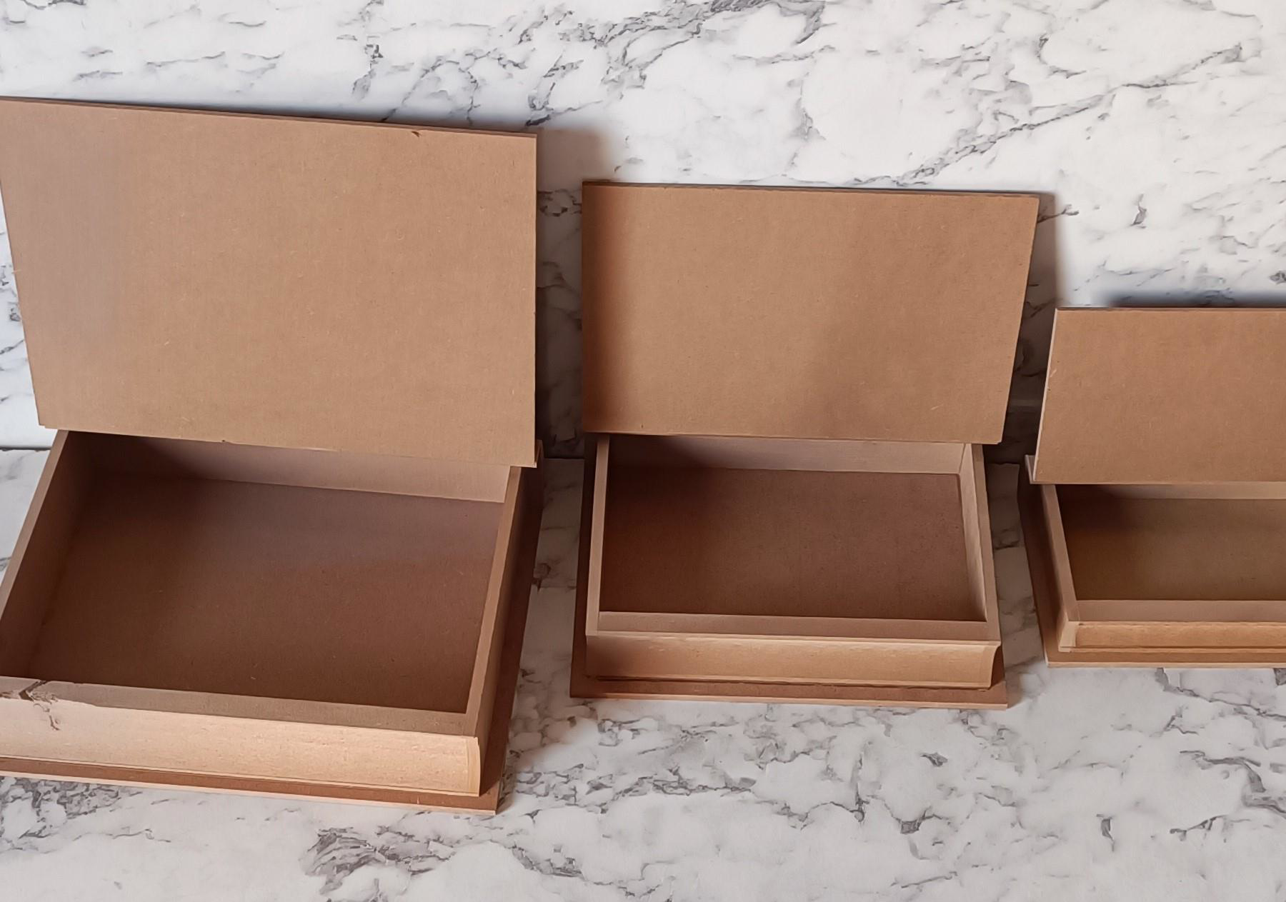 Hobi Adn 90203 Kitap Kutu 3'LÜ Set Ahşap MDF HAM Ankara Siteler Ü