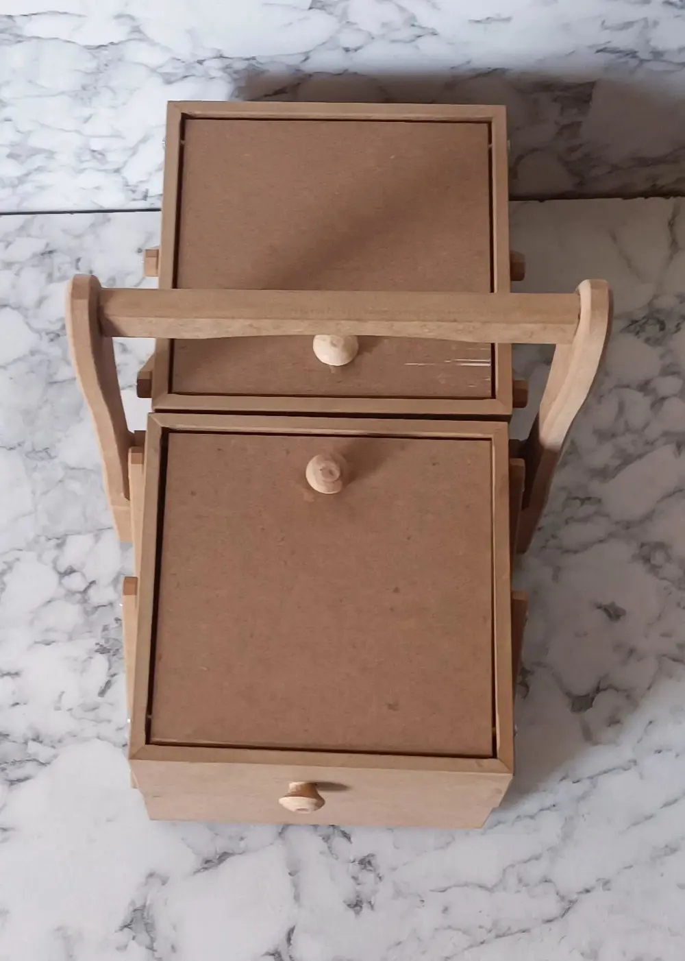 Hobi Adn 90206 Malzeme Çantası Ahşap HAM MDF Kutuda Sevk El Yapım