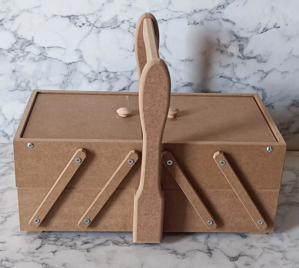 Hobi Adn 90206 Malzeme Çantası Ahşap HAM MDF Kutuda Sevk El Yapım