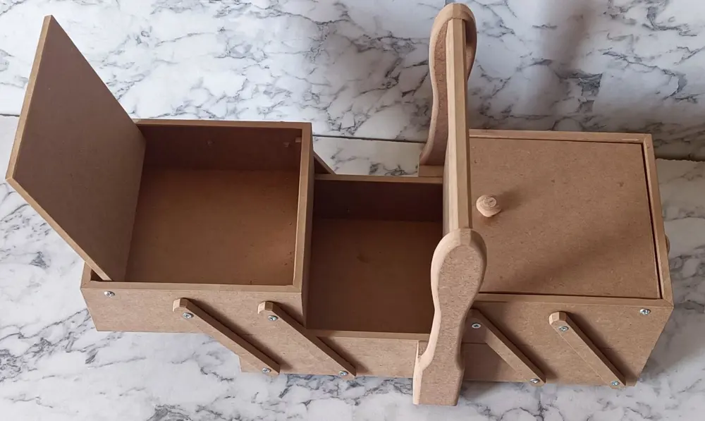 Hobi Adn 90206 Malzeme Çantası Ahşap HAM MDF Kutuda Sevk El Yapım